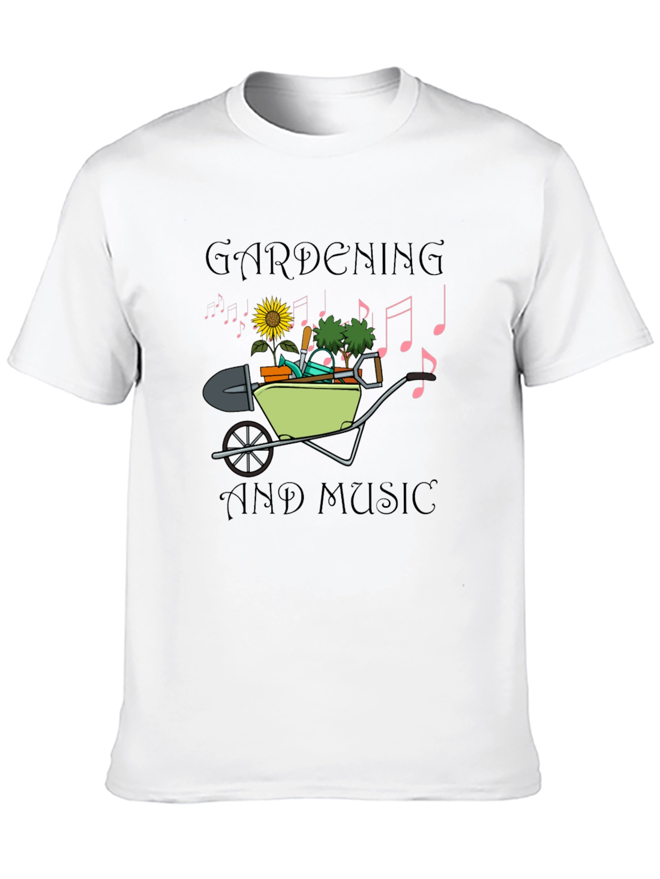 Gardening and Music Graphic Tee