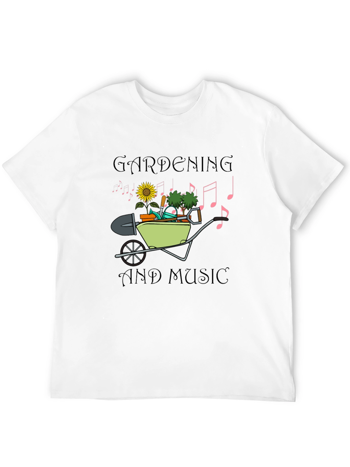 Gardening and Music Graphic Tee