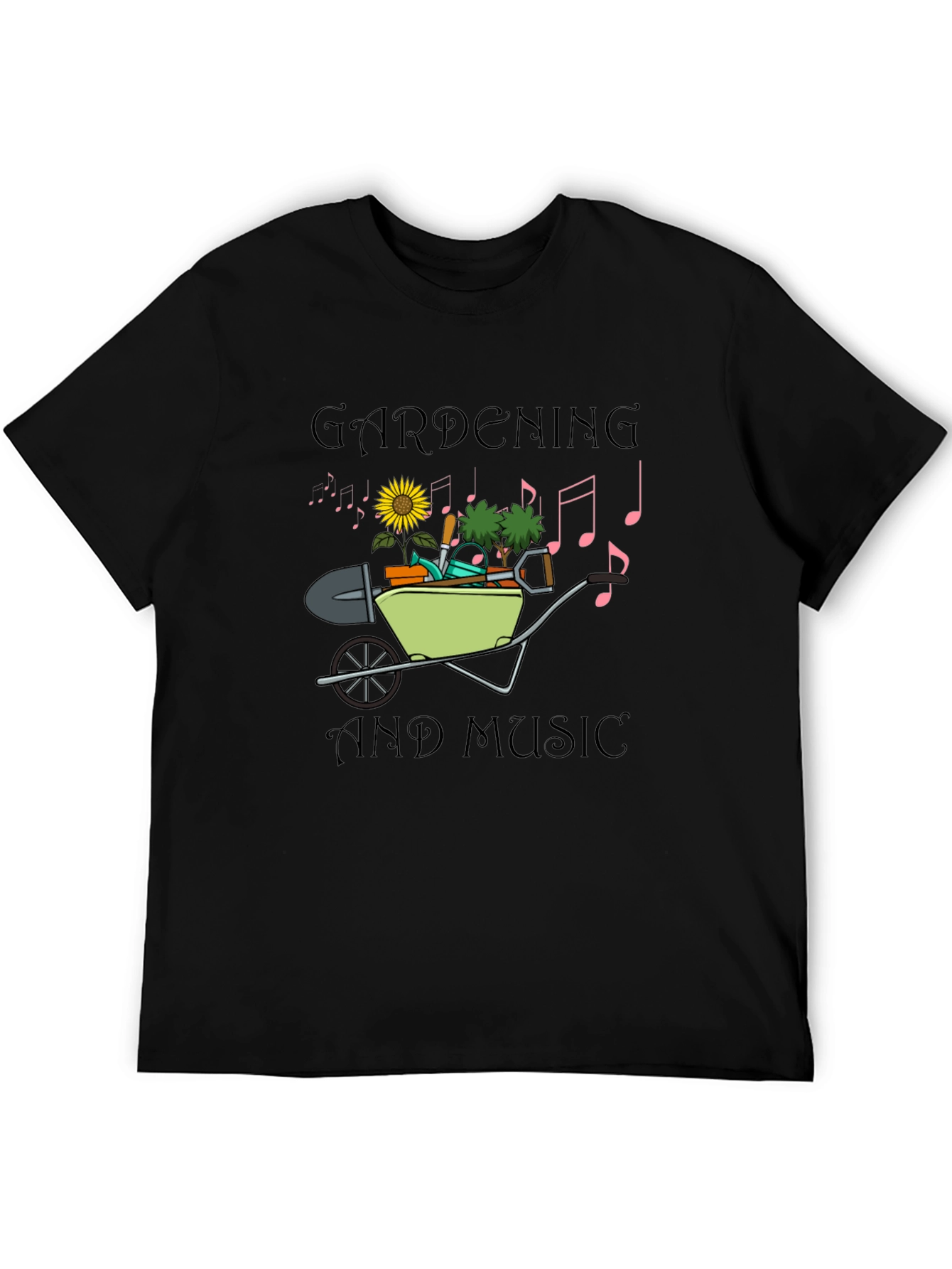 Gardening and Music Graphic Tee