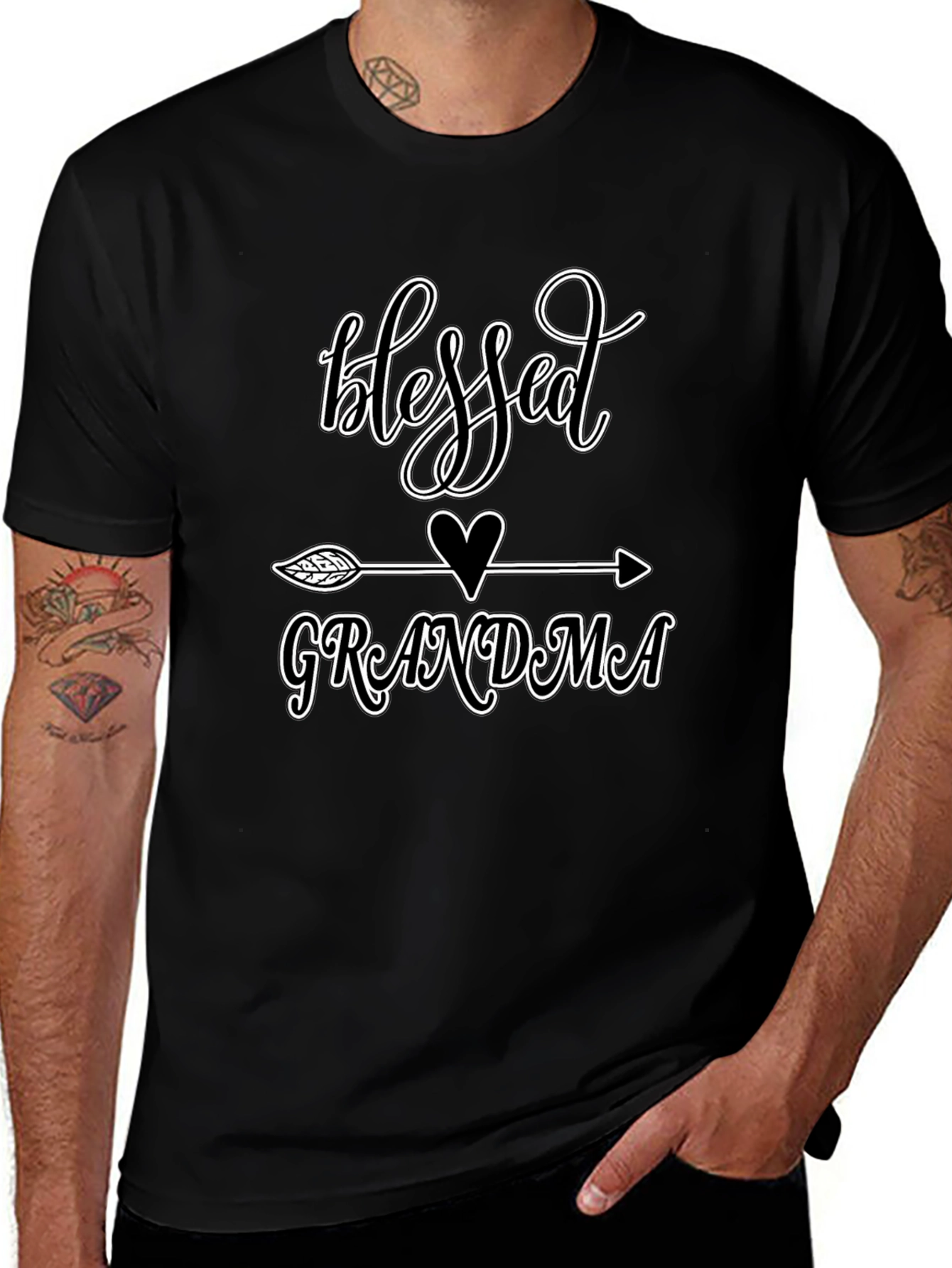 Blessed Grandma Graphic T-Shirt