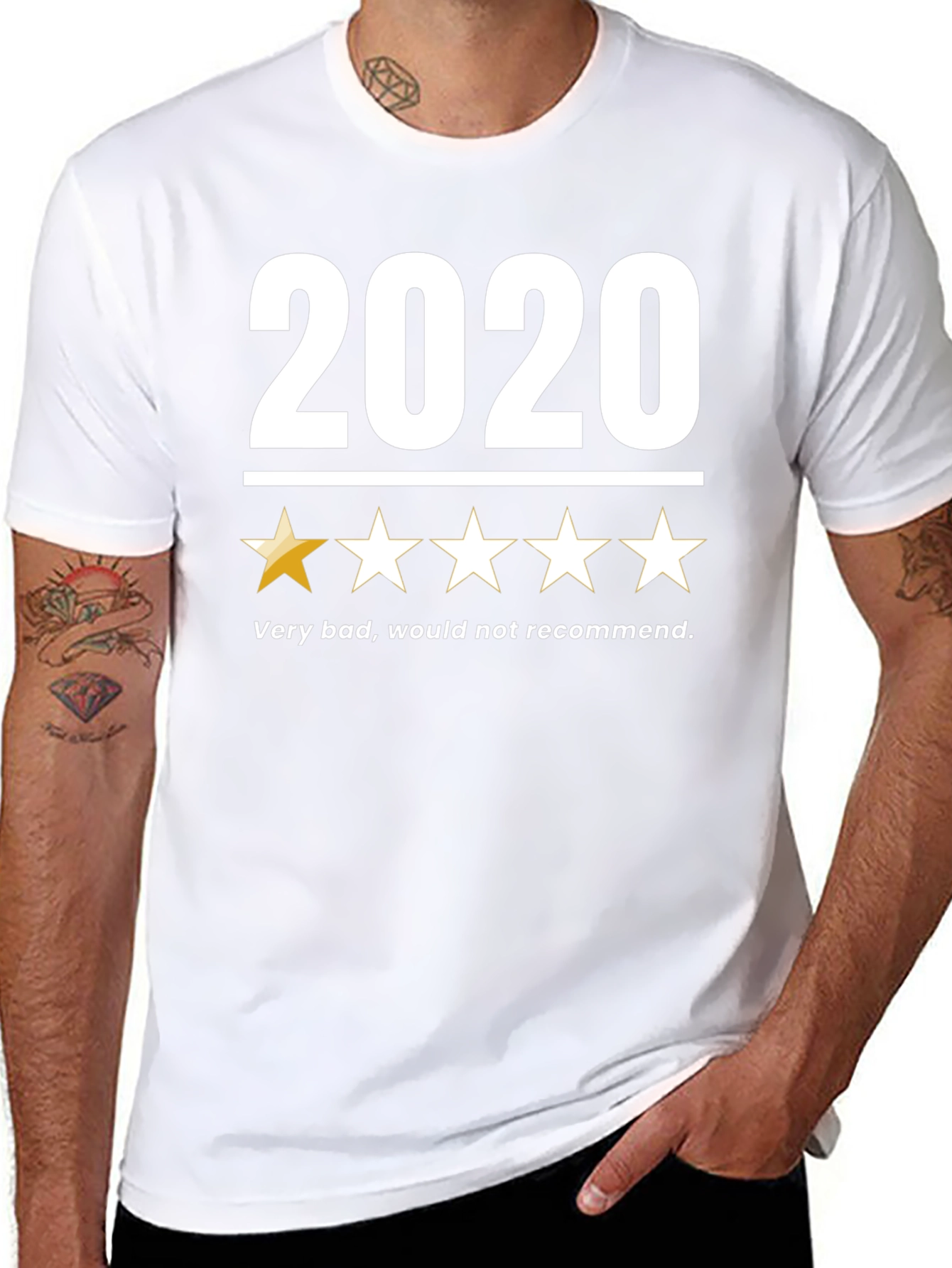 2020 One-Star Review Graphic T-Shirt