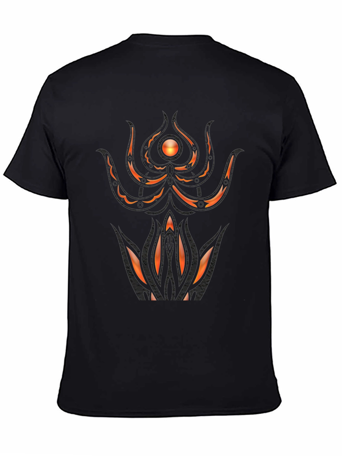 Abstract Graphic Tee - Mens Black T-Shirt