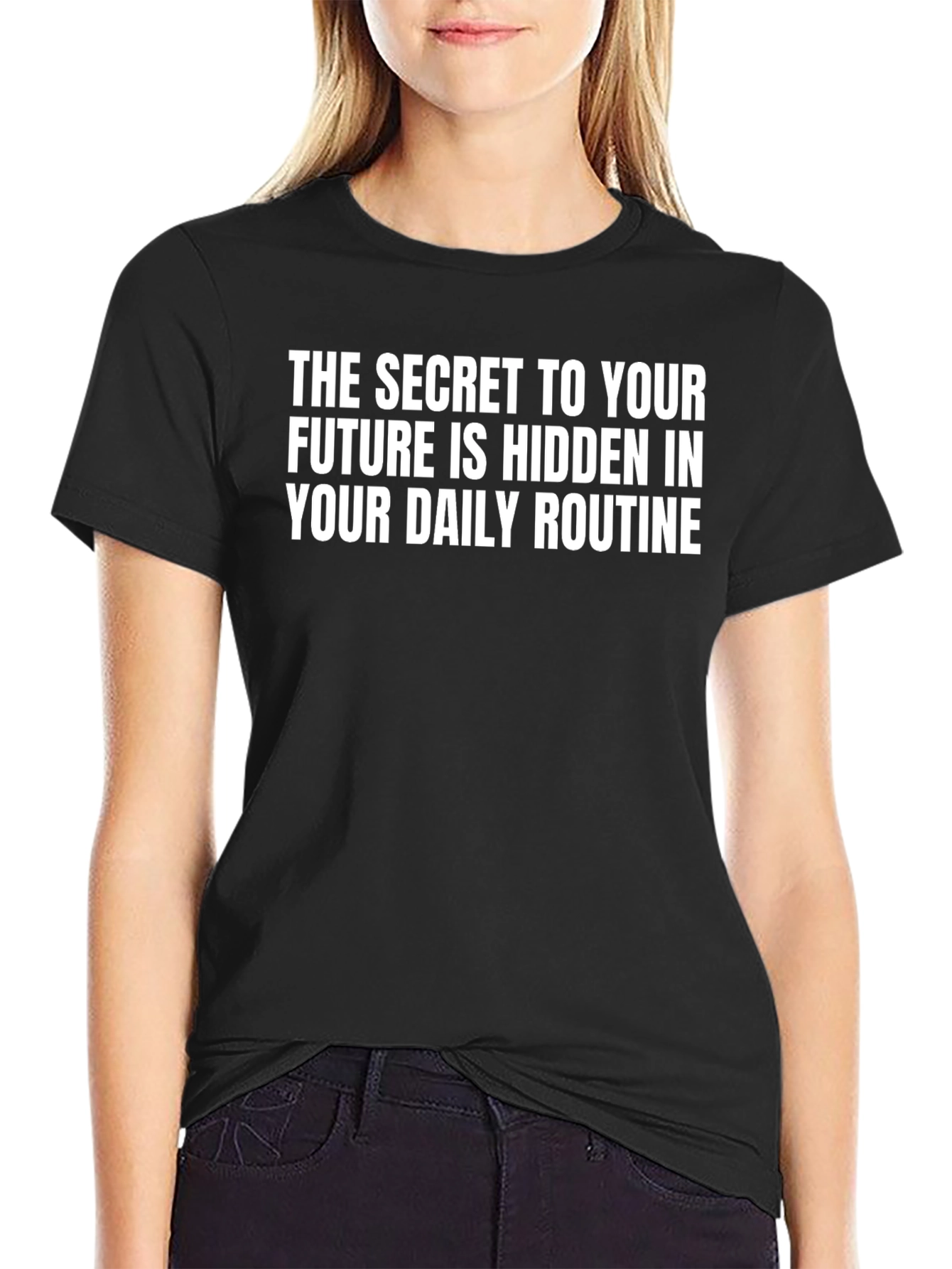 Future is Hidden in Daily Routine Graphic Tee