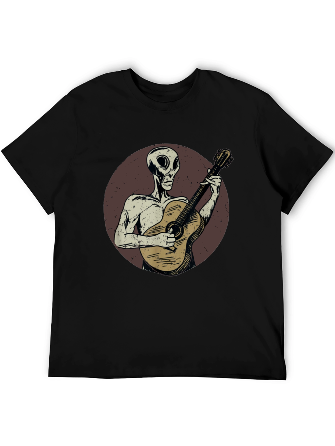 Alien Guitarist Graphic T-Shirt - Unique Design