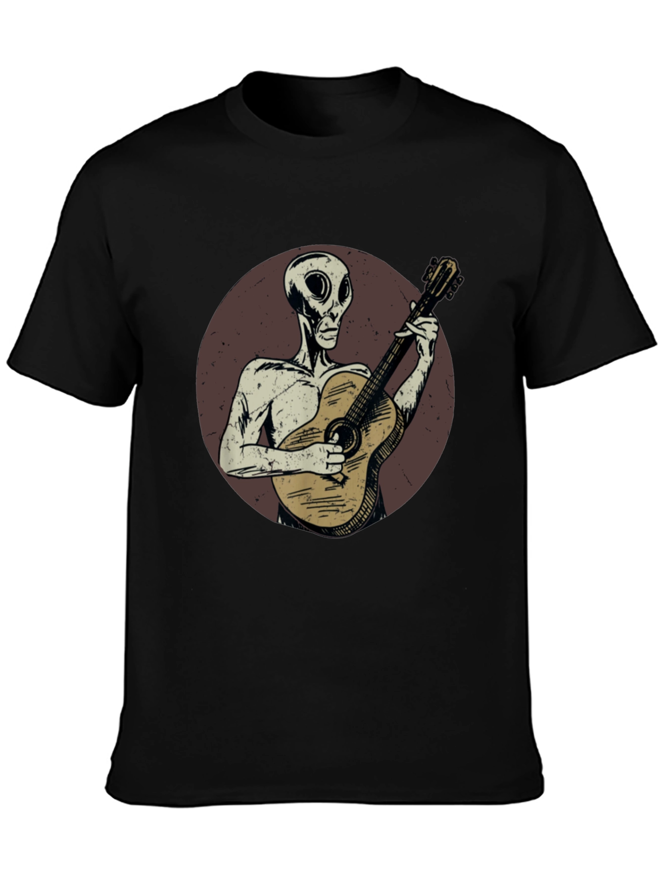 Alien Guitarist Graphic T-Shirt - Unique Design