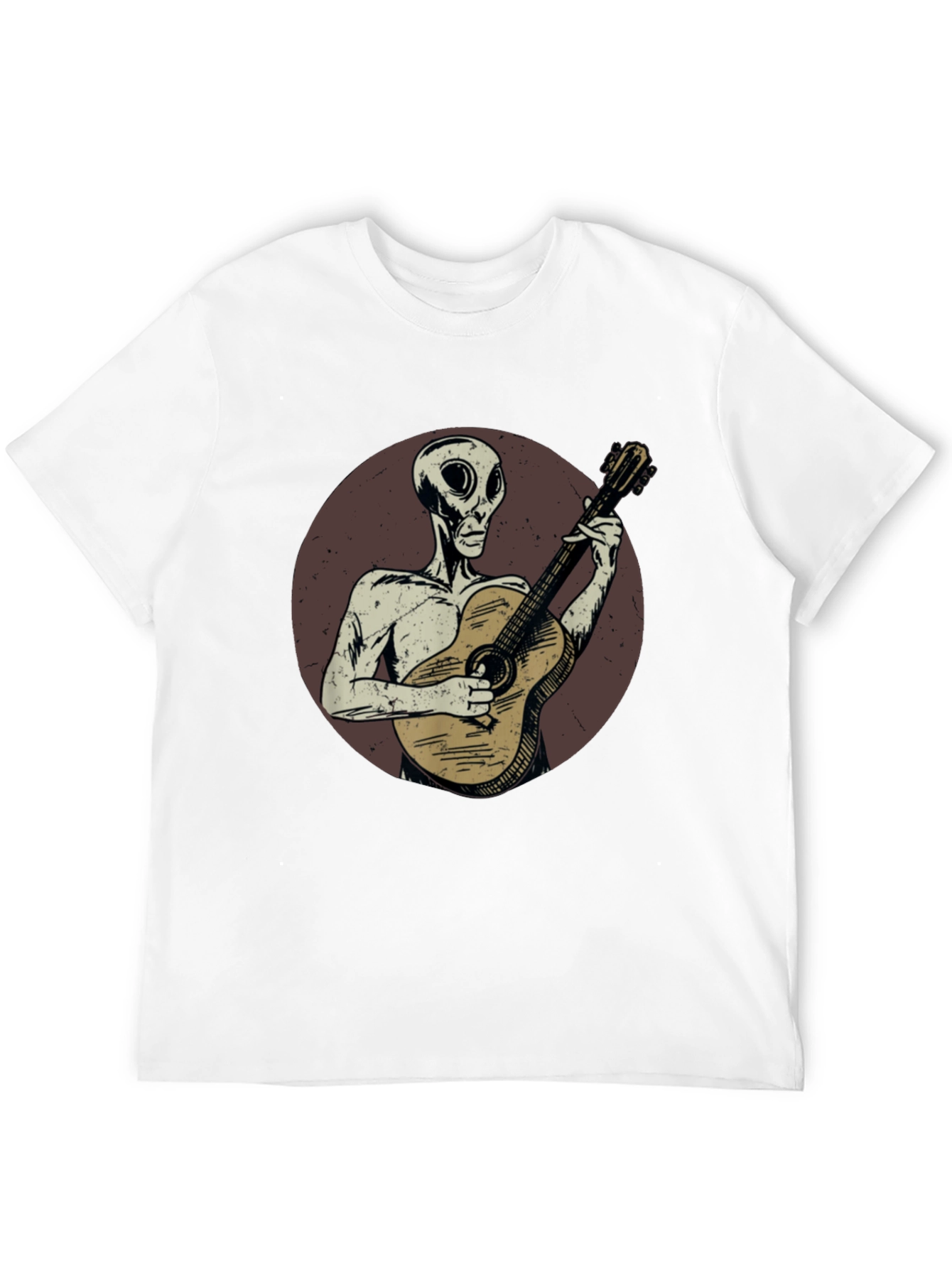 Alien Guitarist Graphic T-Shirt - Unique Design