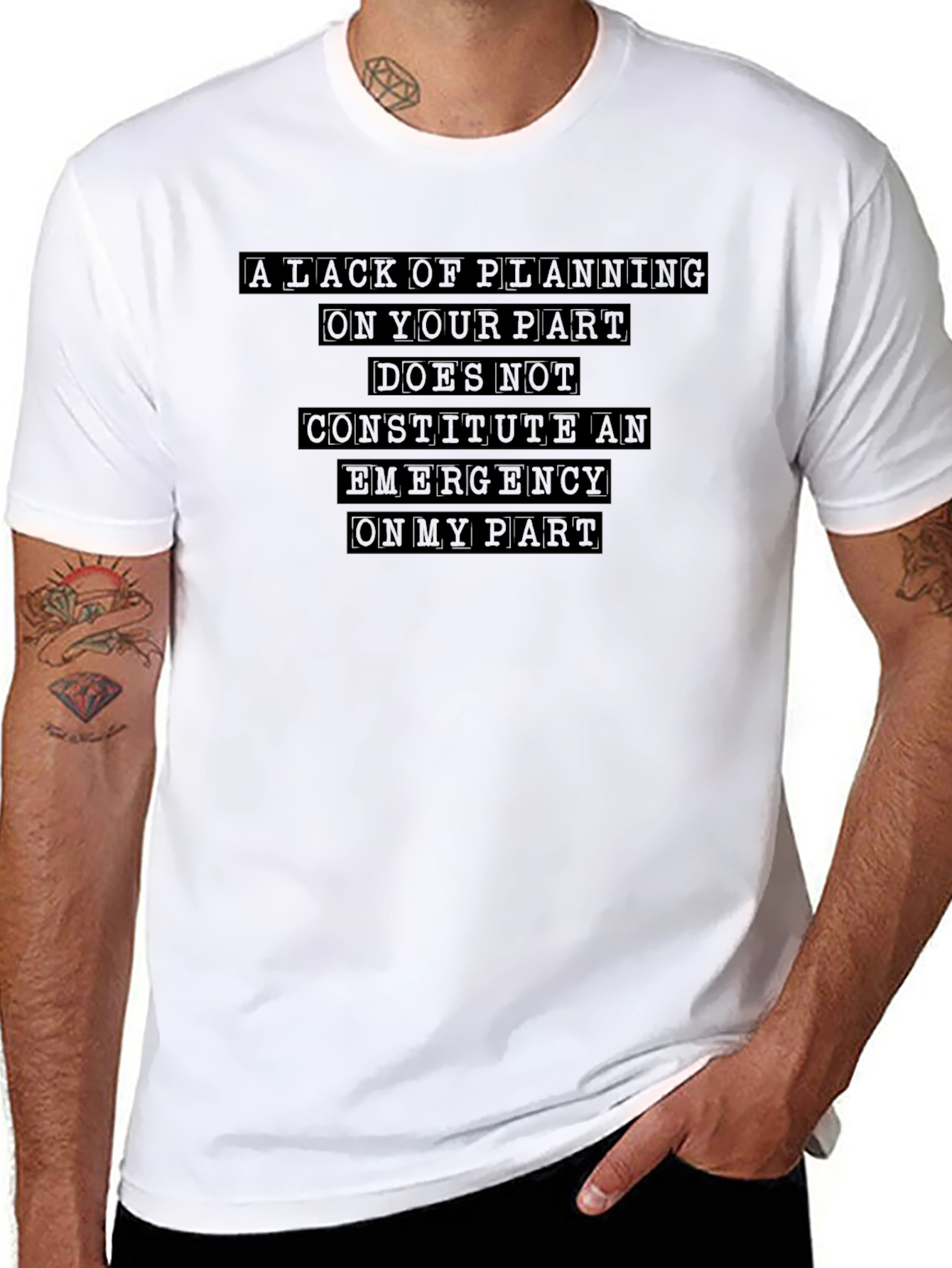 Funny Sarcastic Quote T-Shirt - Black