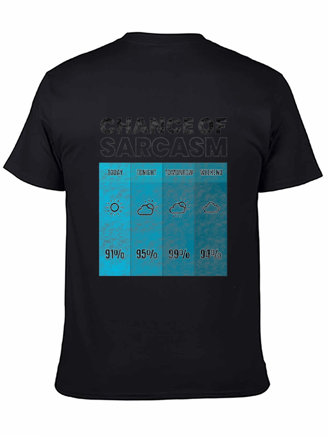 Sarcasm Weather Forecast Graphic Tee