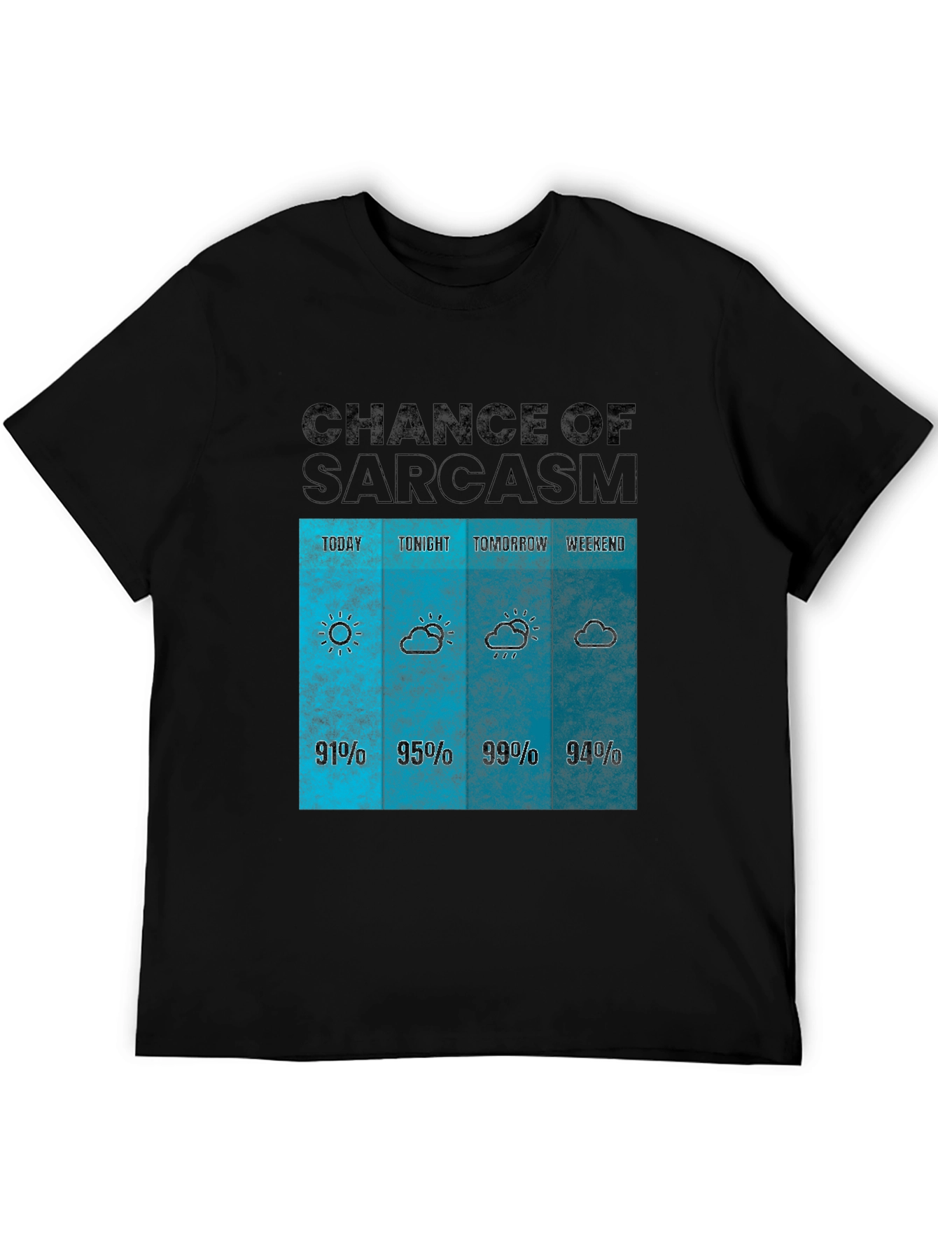 Sarcasm Weather Forecast Graphic Tee