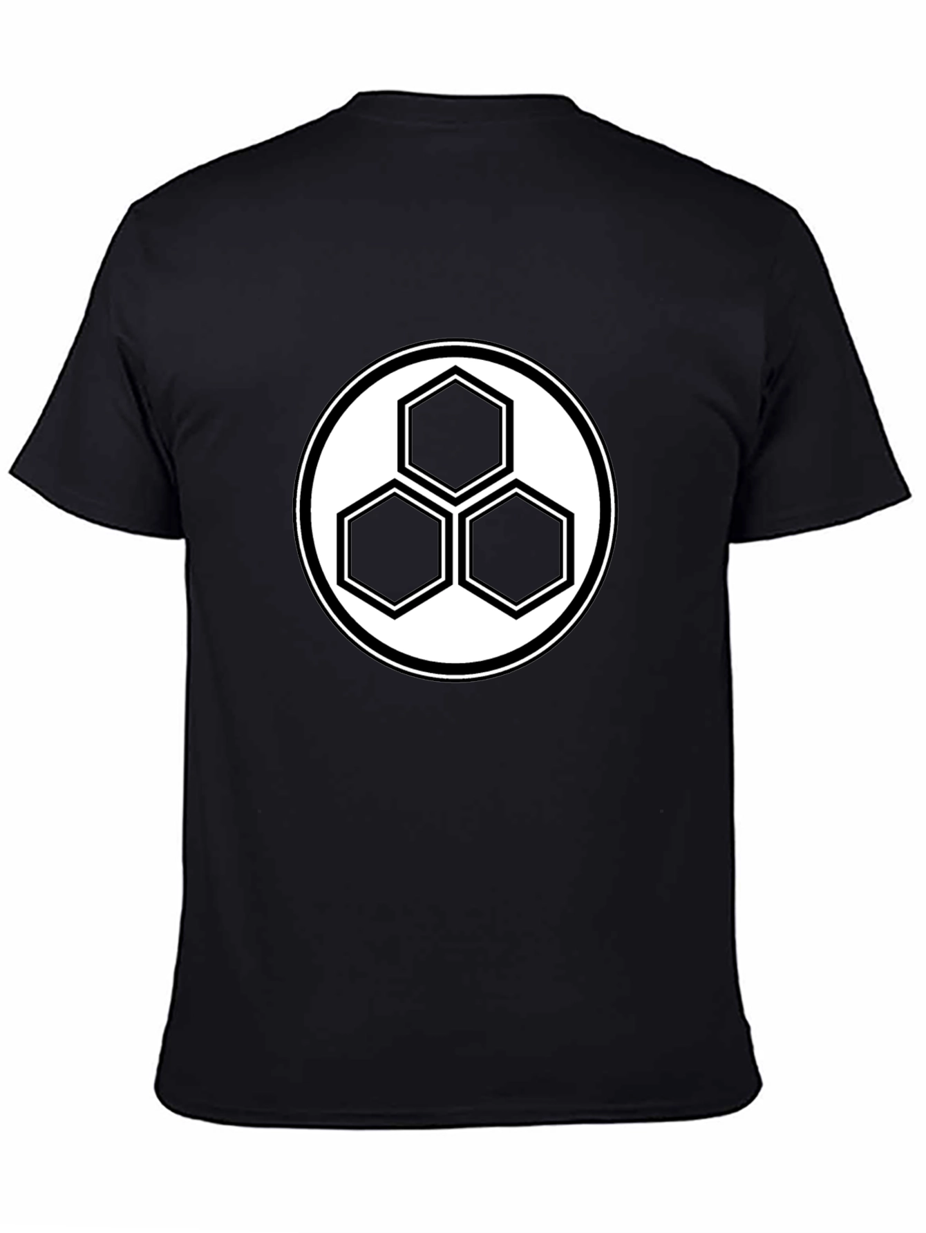 Geometric Hexagon T-Shirt - Modern Minimalist Design
