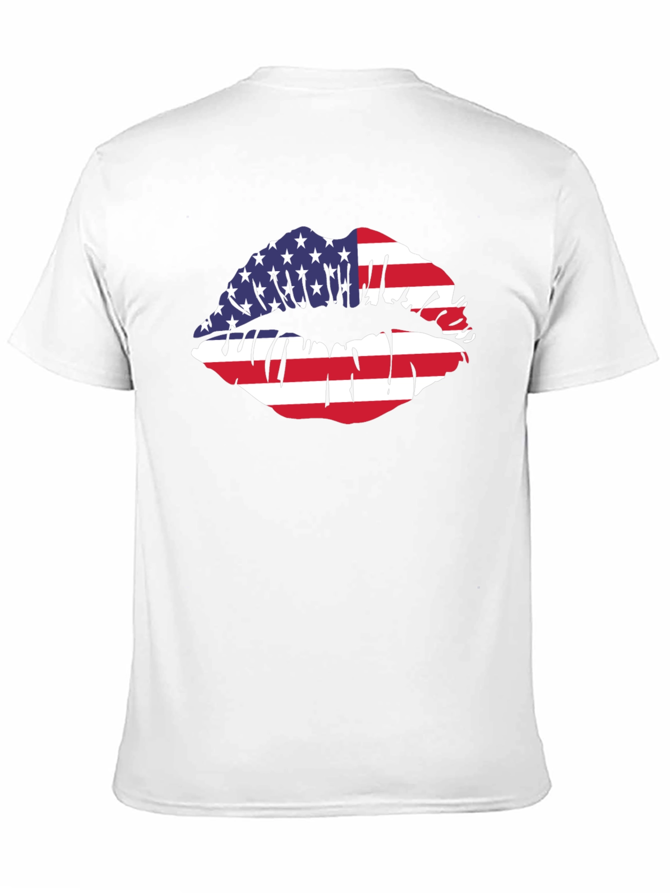 American Flag Lips Graphic Tee