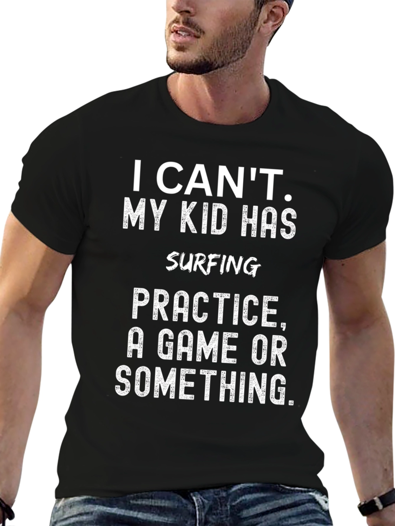 Funny Surfing Dad Graphic Tee