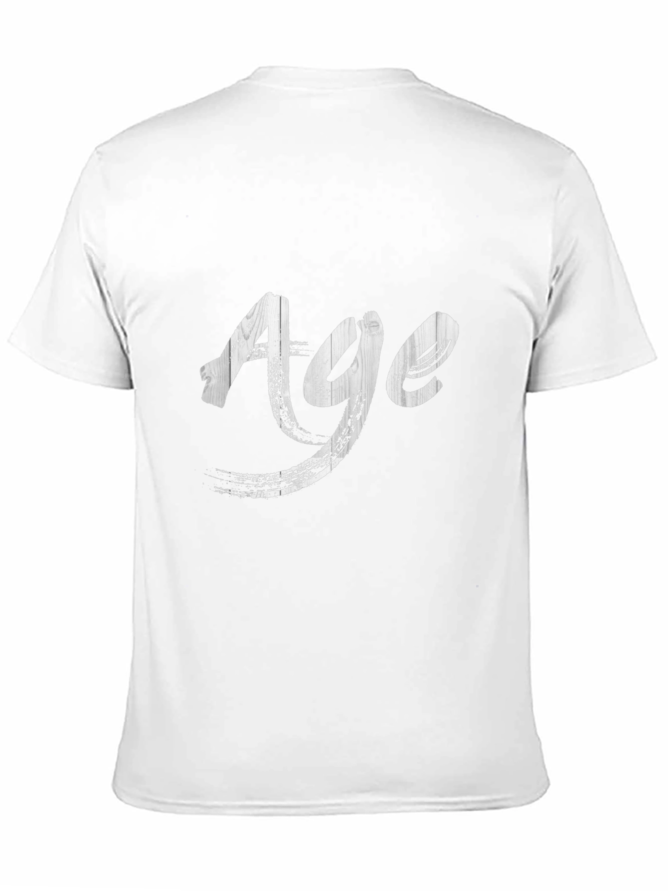 Age Graphic Print Black T-Shirt