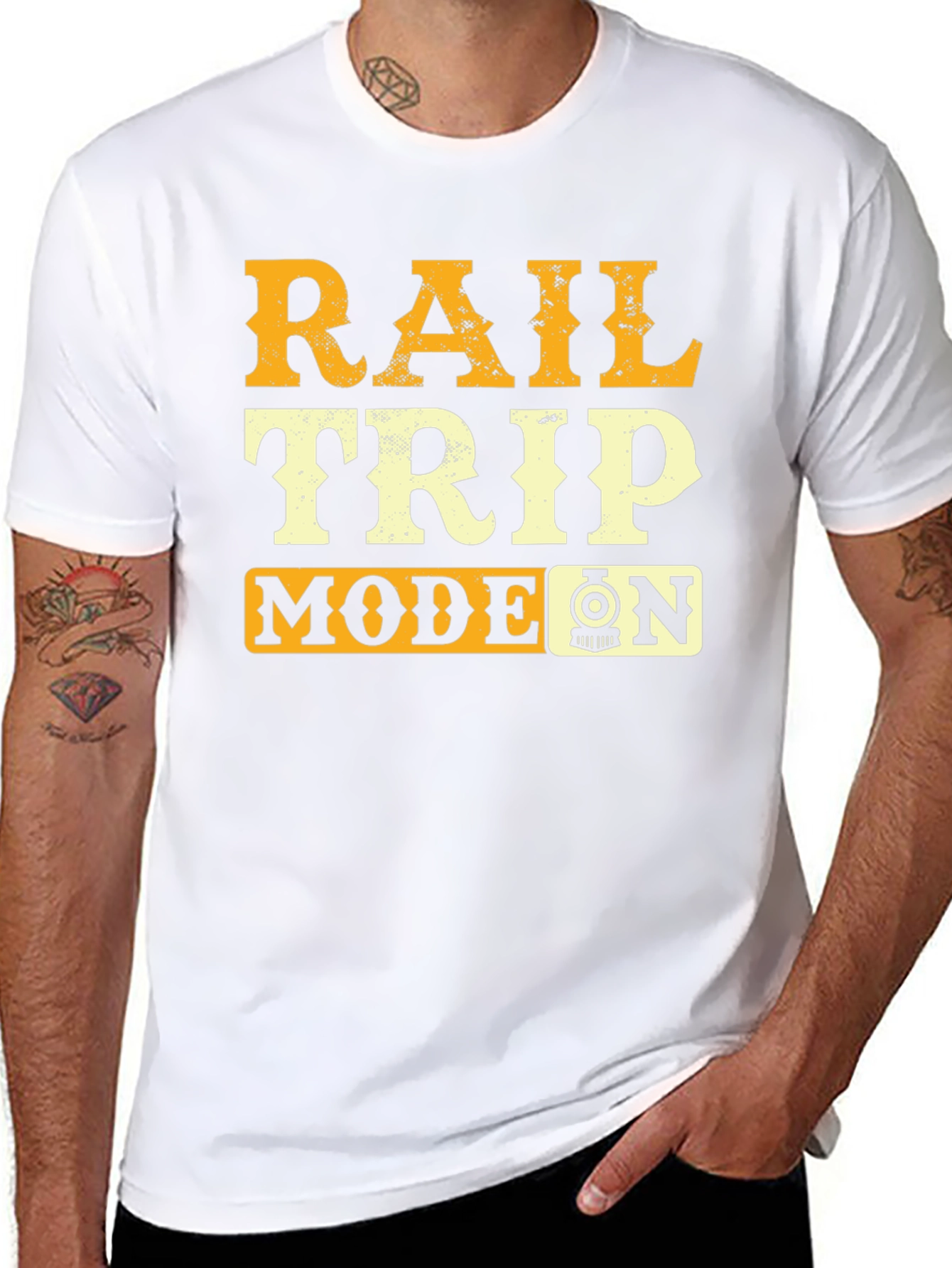 Rail Trip Mode On Graphic Tee