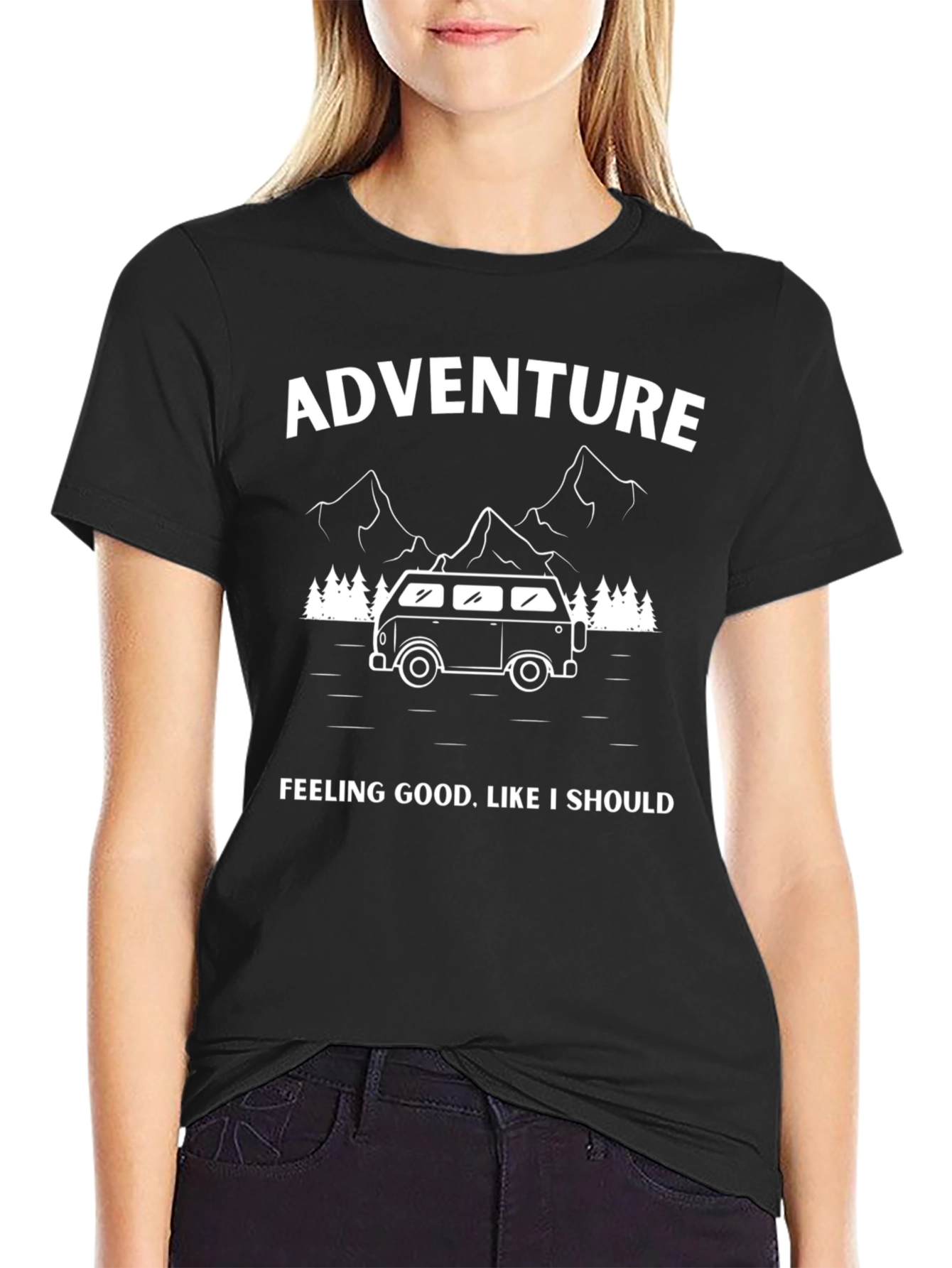 Adventure Van Graphic Tee - Feeling Good T-Shirt