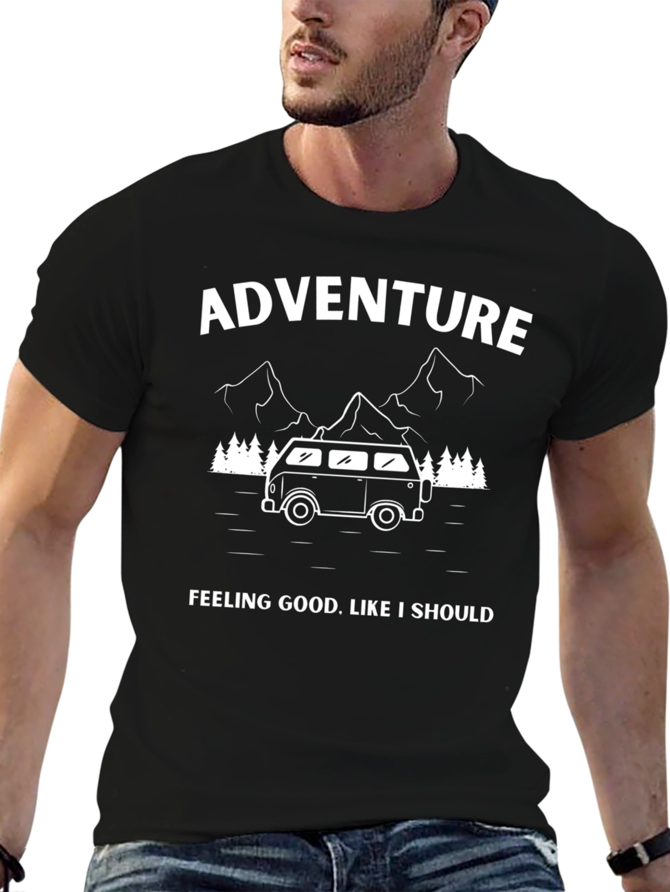 Adventure Van Graphic Tee - Feeling Good T-Shirt