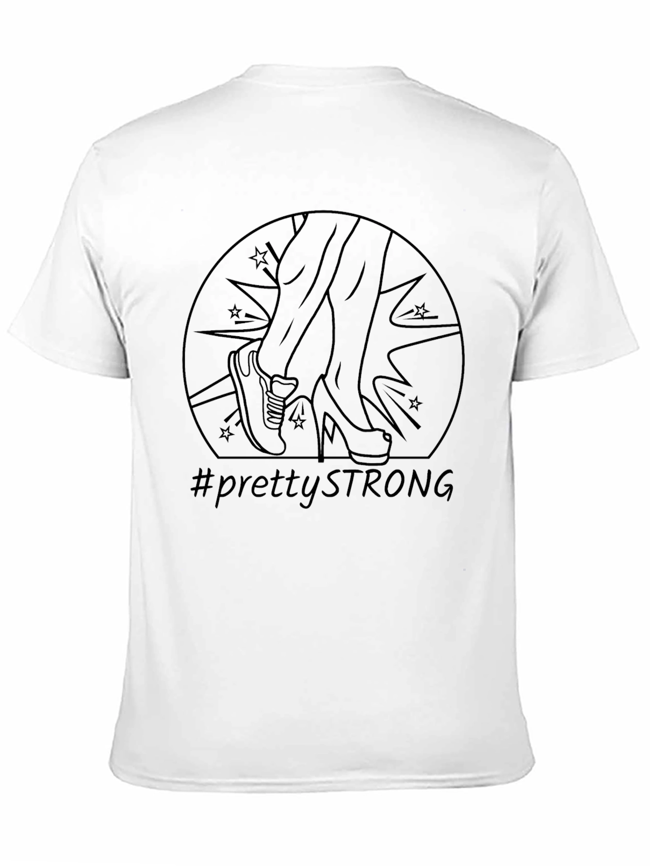 Pretty Strong Graphic Tee - Black