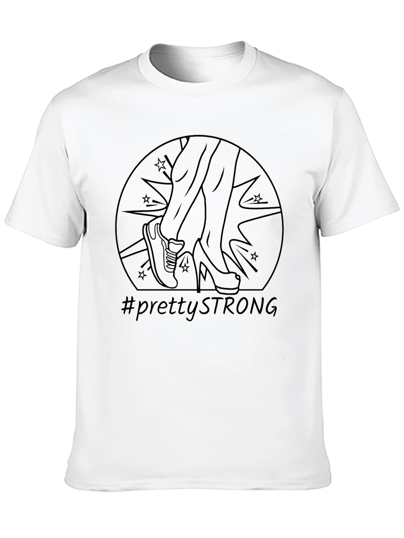 Pretty Strong Graphic Tee - Black
