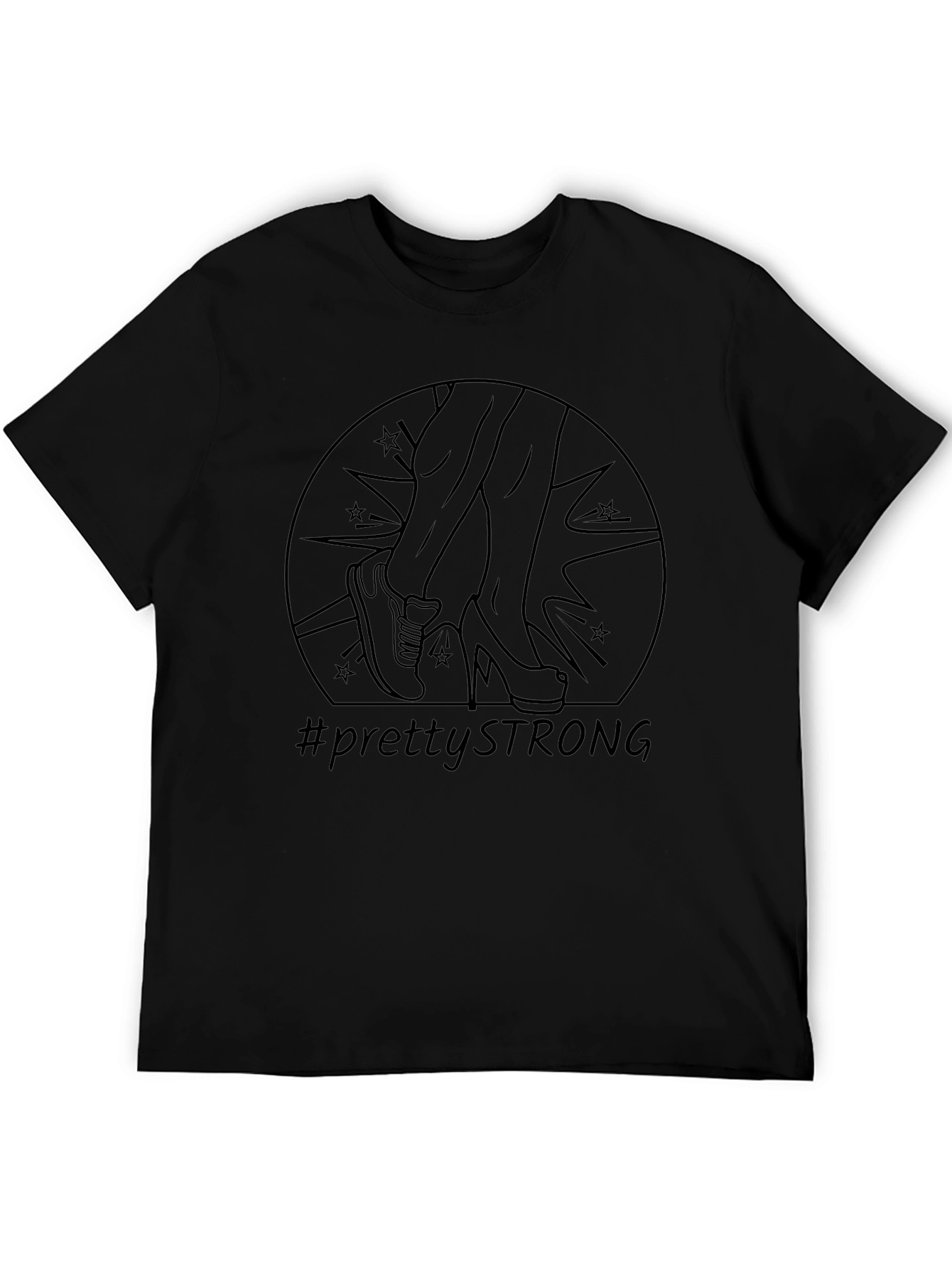 Pretty Strong Graphic Tee - Black