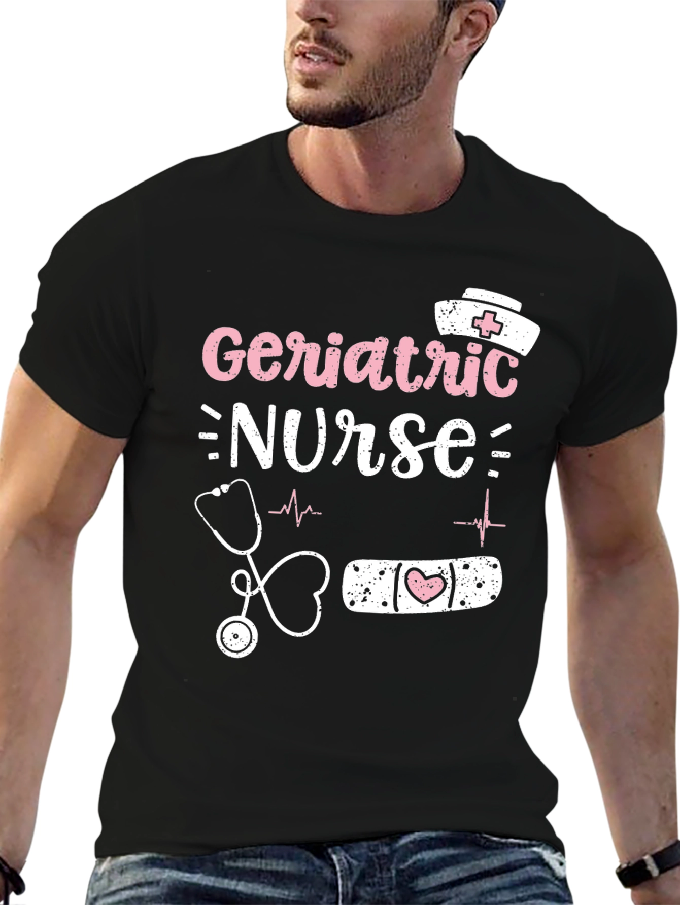 Geriatric Nurse Graphic Tee - Nurse Appreciation