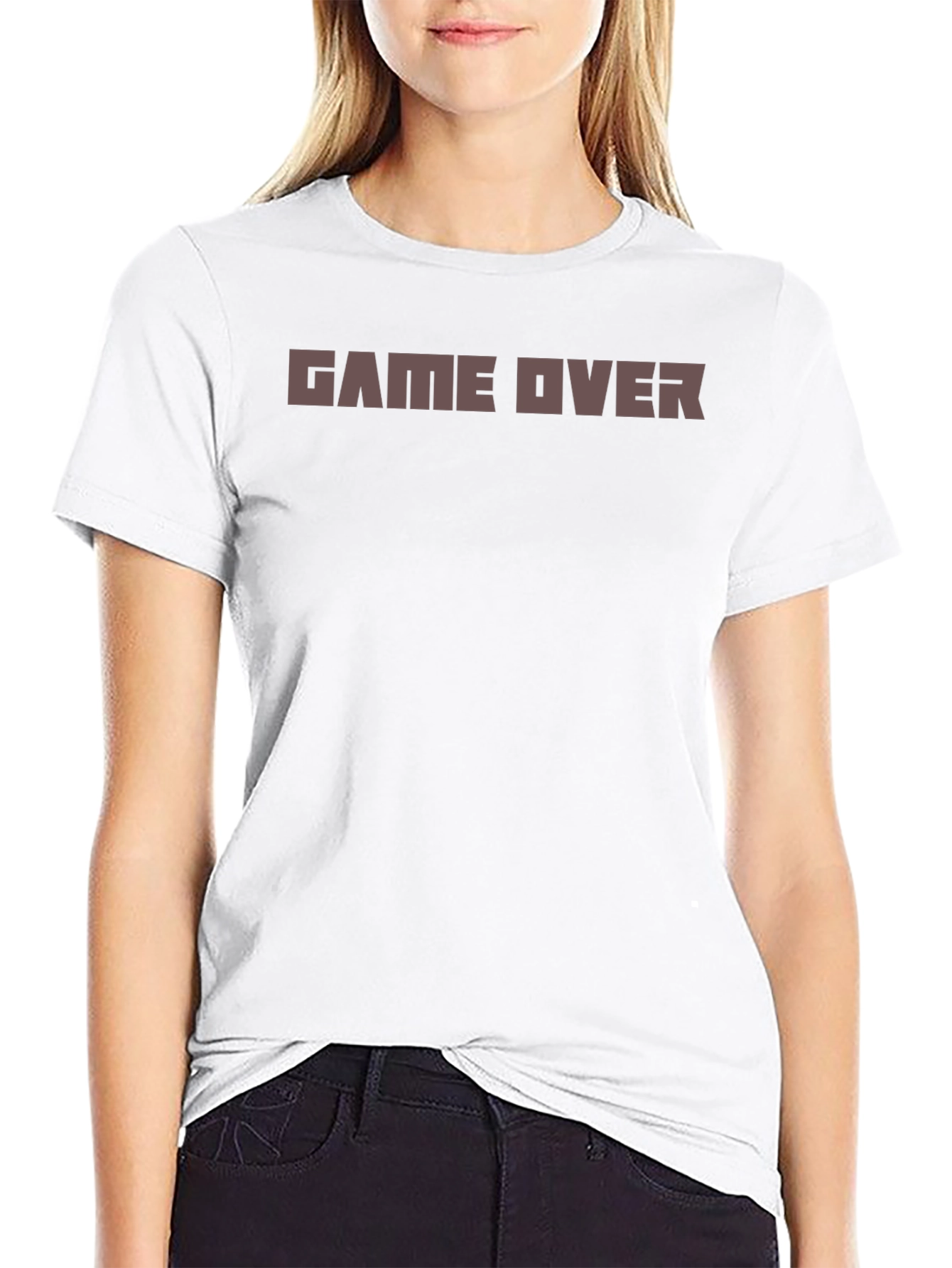 Game Over Graphic Black T-Shirt