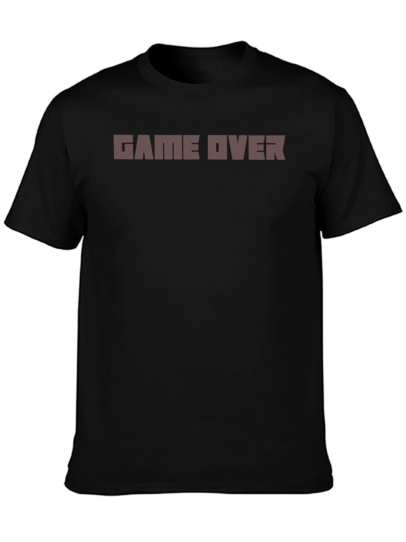 Game Over Graphic Black T-Shirt