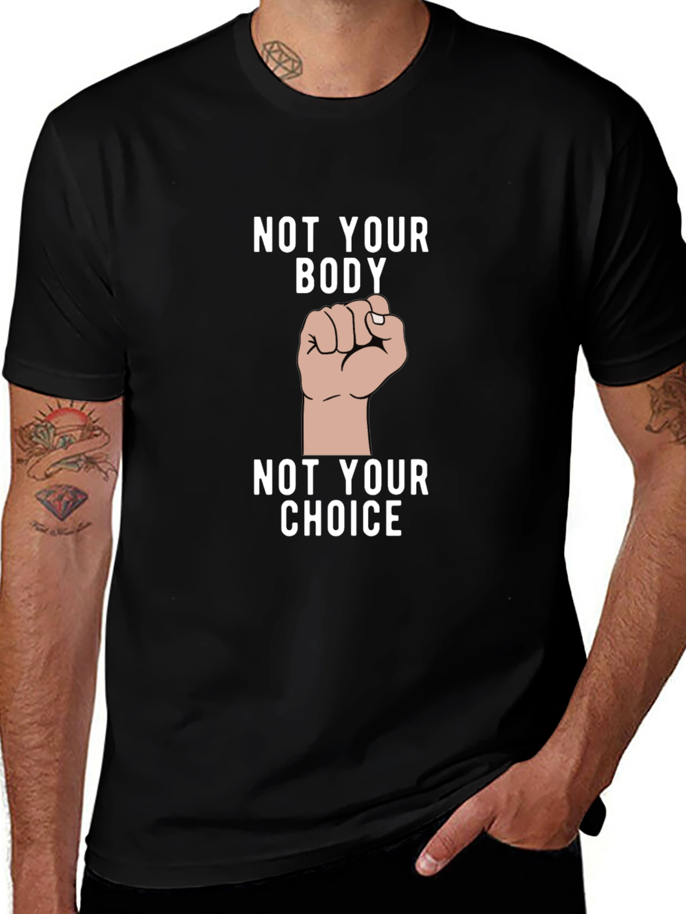 Not Your Body Not Your Choice Graphic Tee