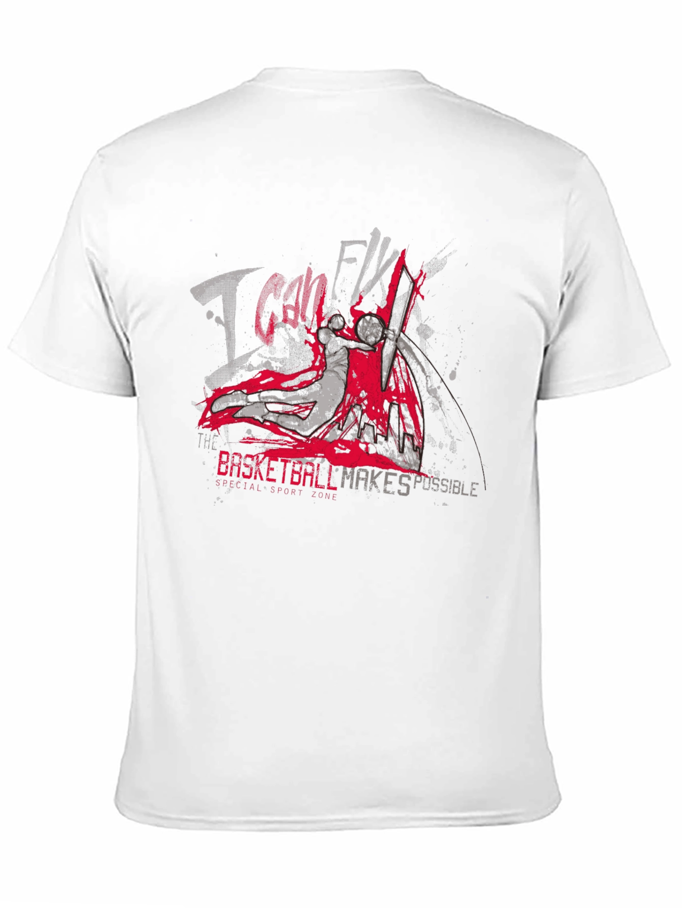 I Can Fly Basketball Graphic T-Shirt