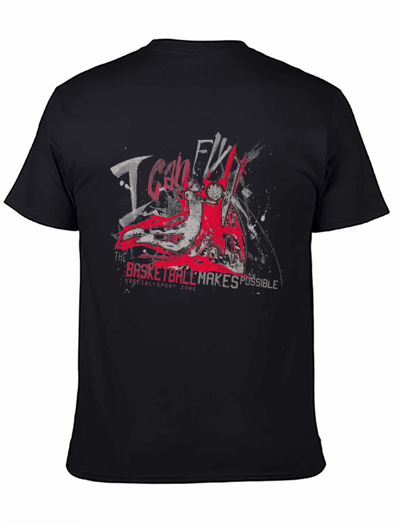 I Can Fly Basketball Graphic T-Shirt