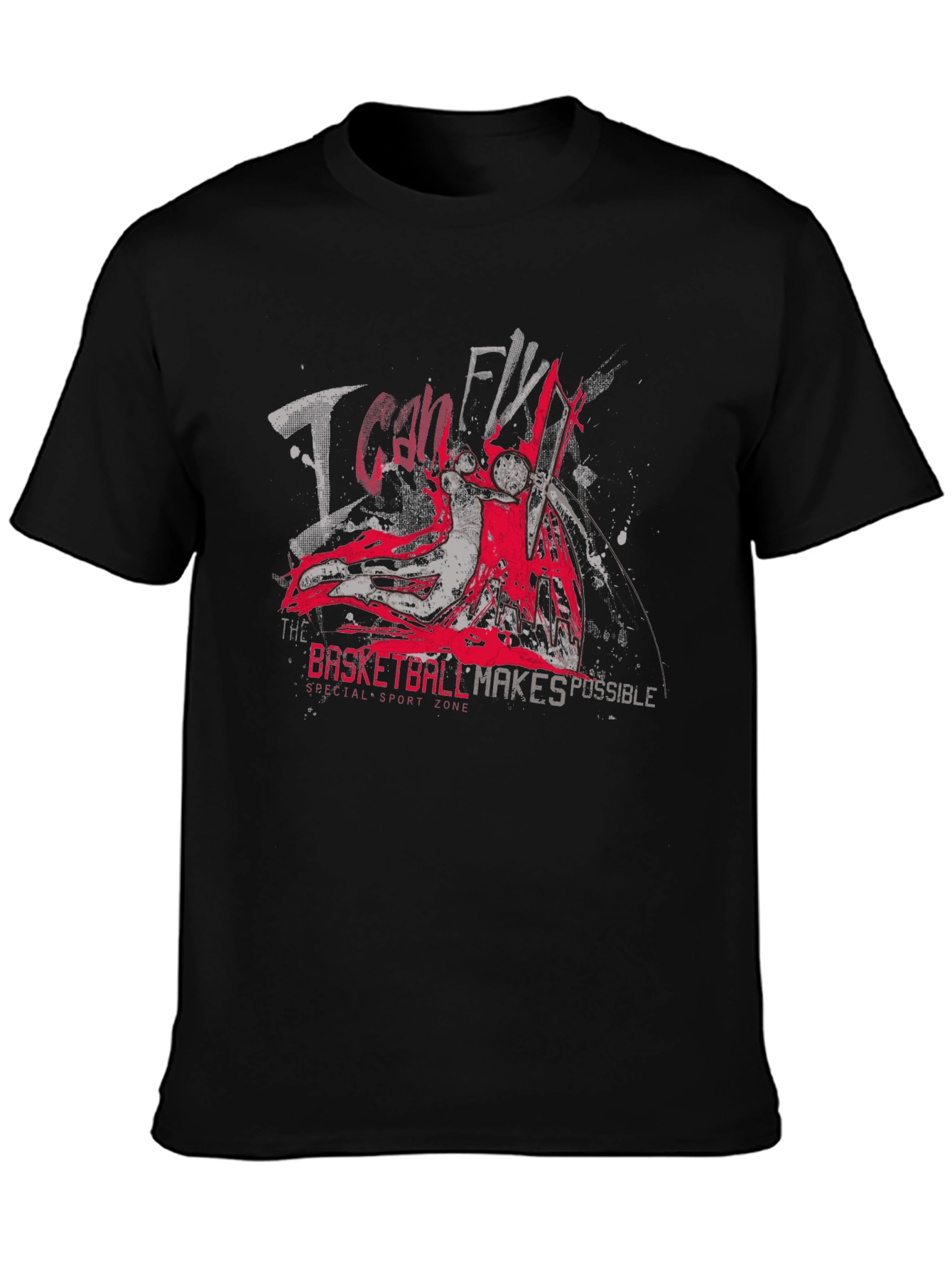 I Can Fly Basketball Graphic T-Shirt