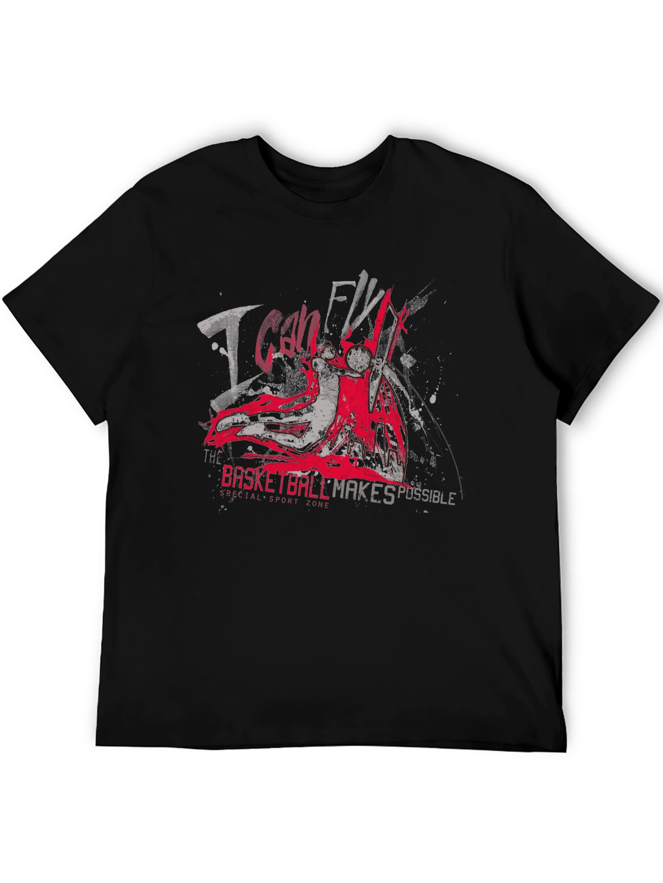 I Can Fly Basketball Graphic T-Shirt