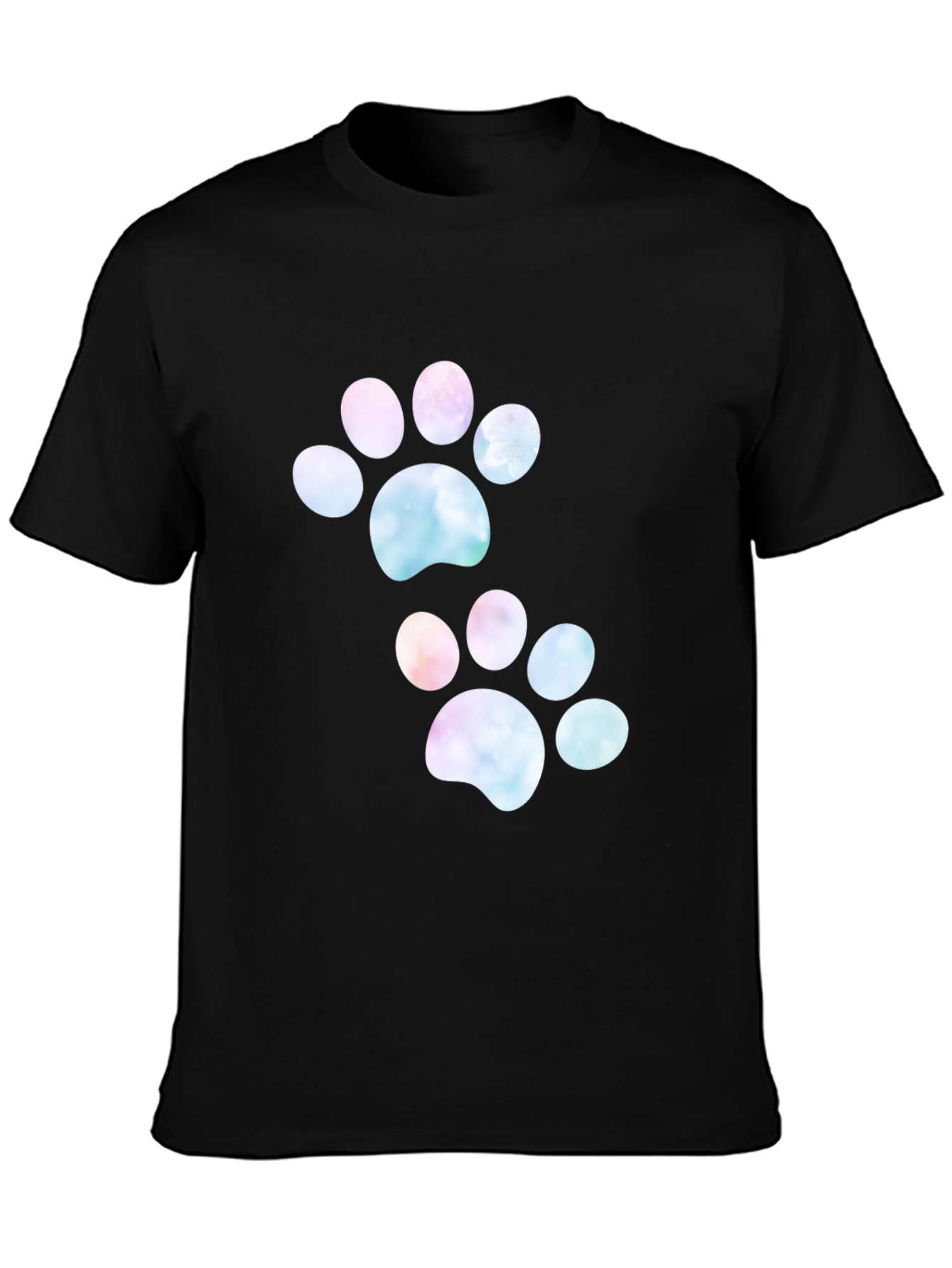 Paw Print T-Shirt – Dog Lover Graphic Tee Casual Gift