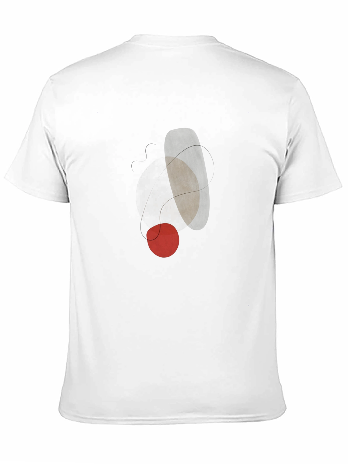 Abstract Art Graphic T-Shirt - Modern Casual Tee