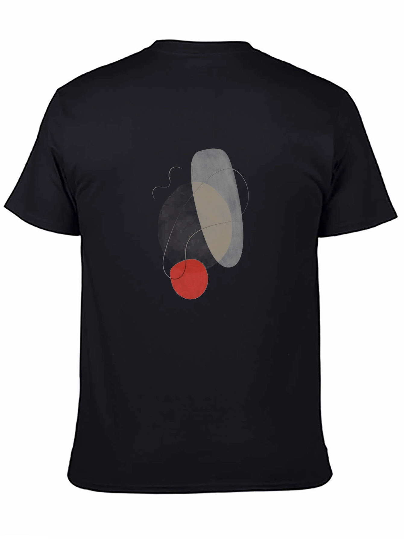 Abstract Art Graphic T-Shirt - Modern Casual Tee