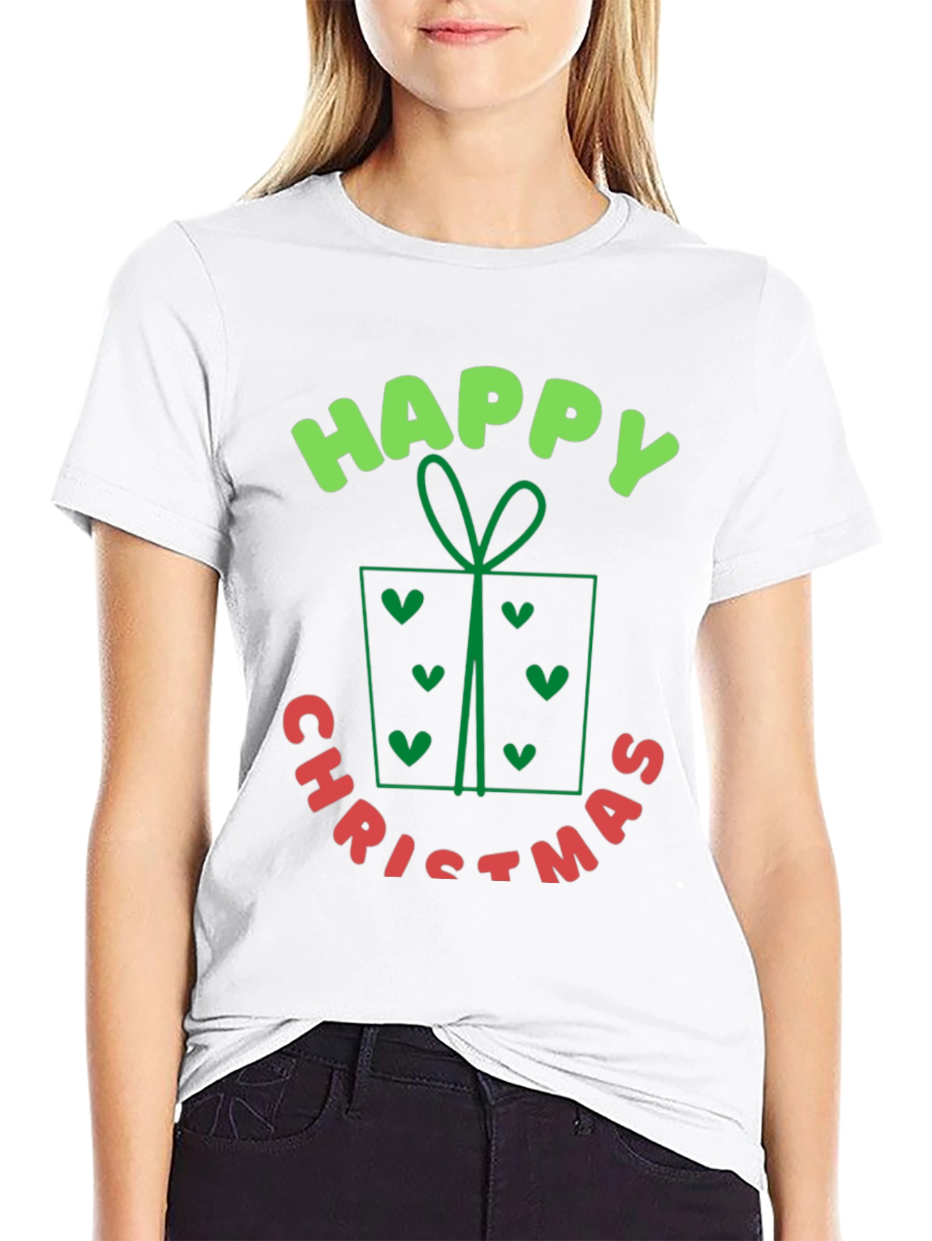 Happy Christmas T-Shirt - Holiday Festive Gift