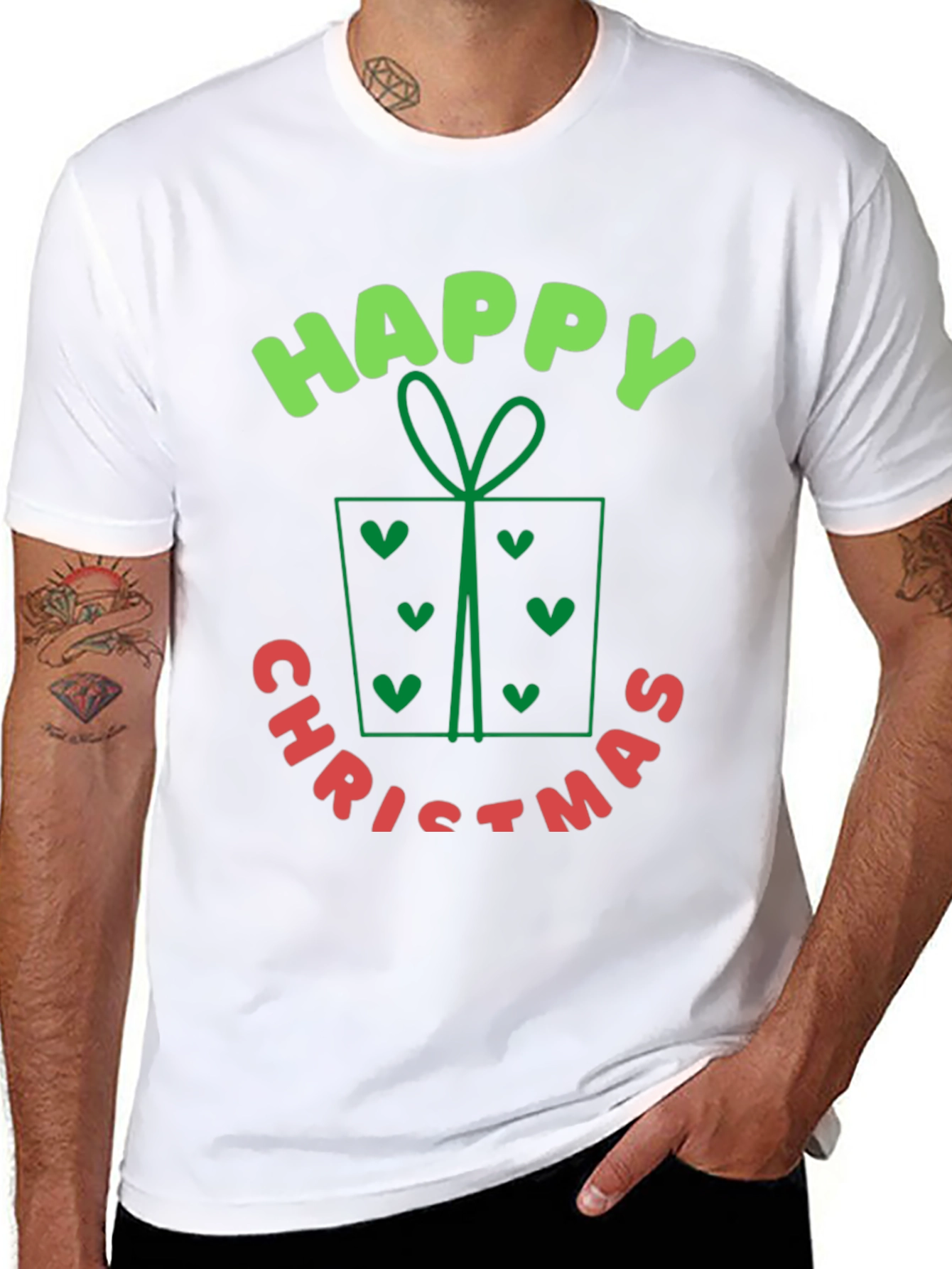 Happy Christmas T-Shirt - Holiday Festive Gift