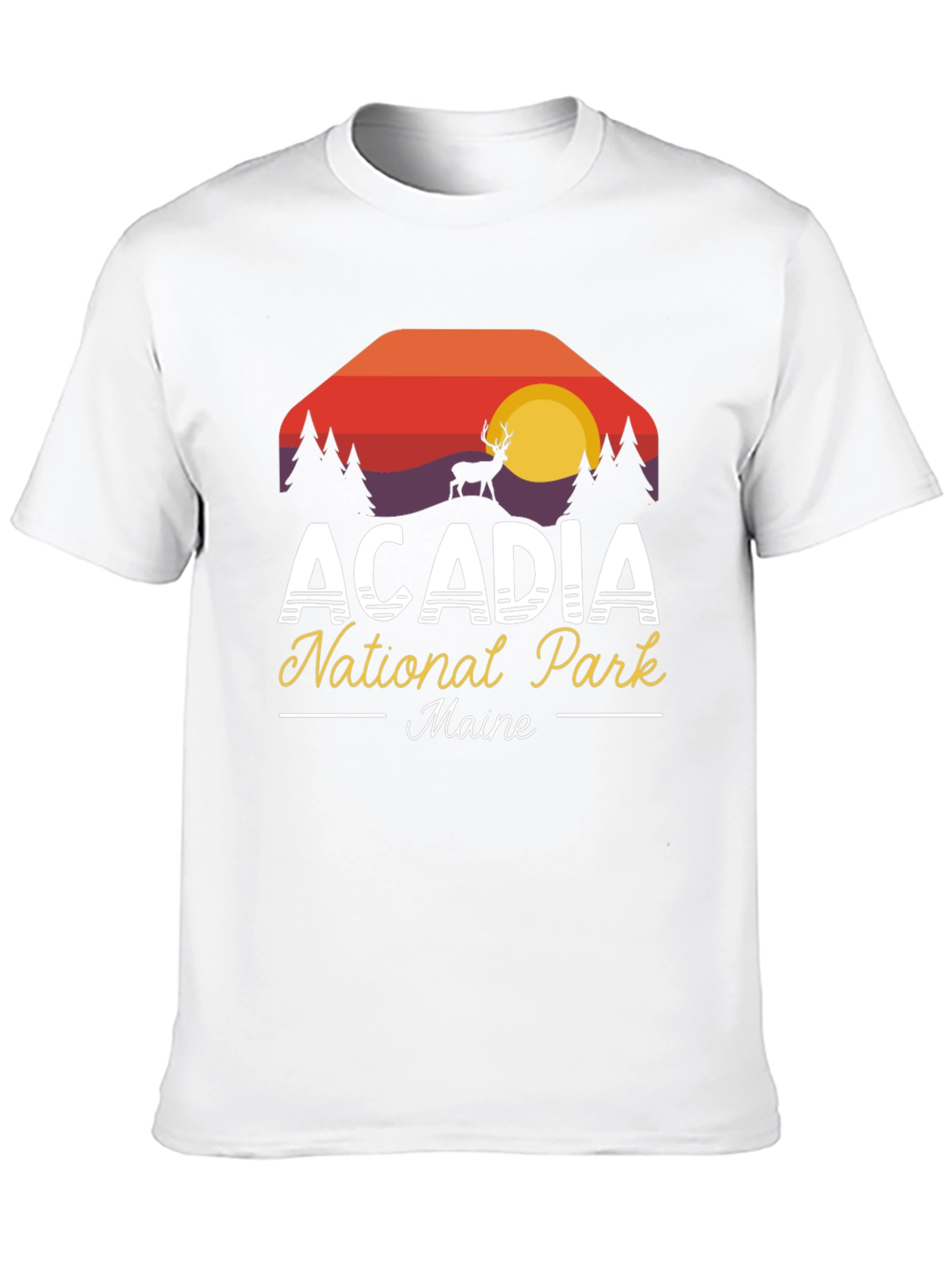 Acadia National Park T-Shirt Maine Souvenir Tee