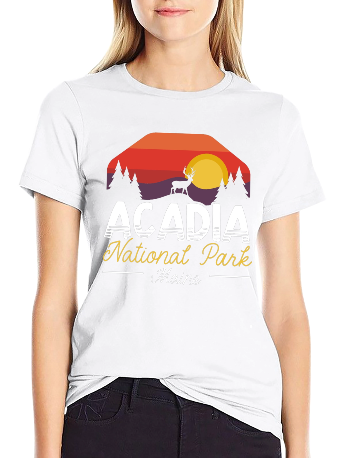 Acadia National Park T-Shirt Maine Souvenir Tee