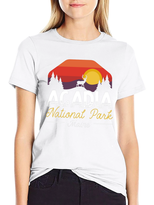Acadia National Park T-Shirt Maine Souvenir Tee