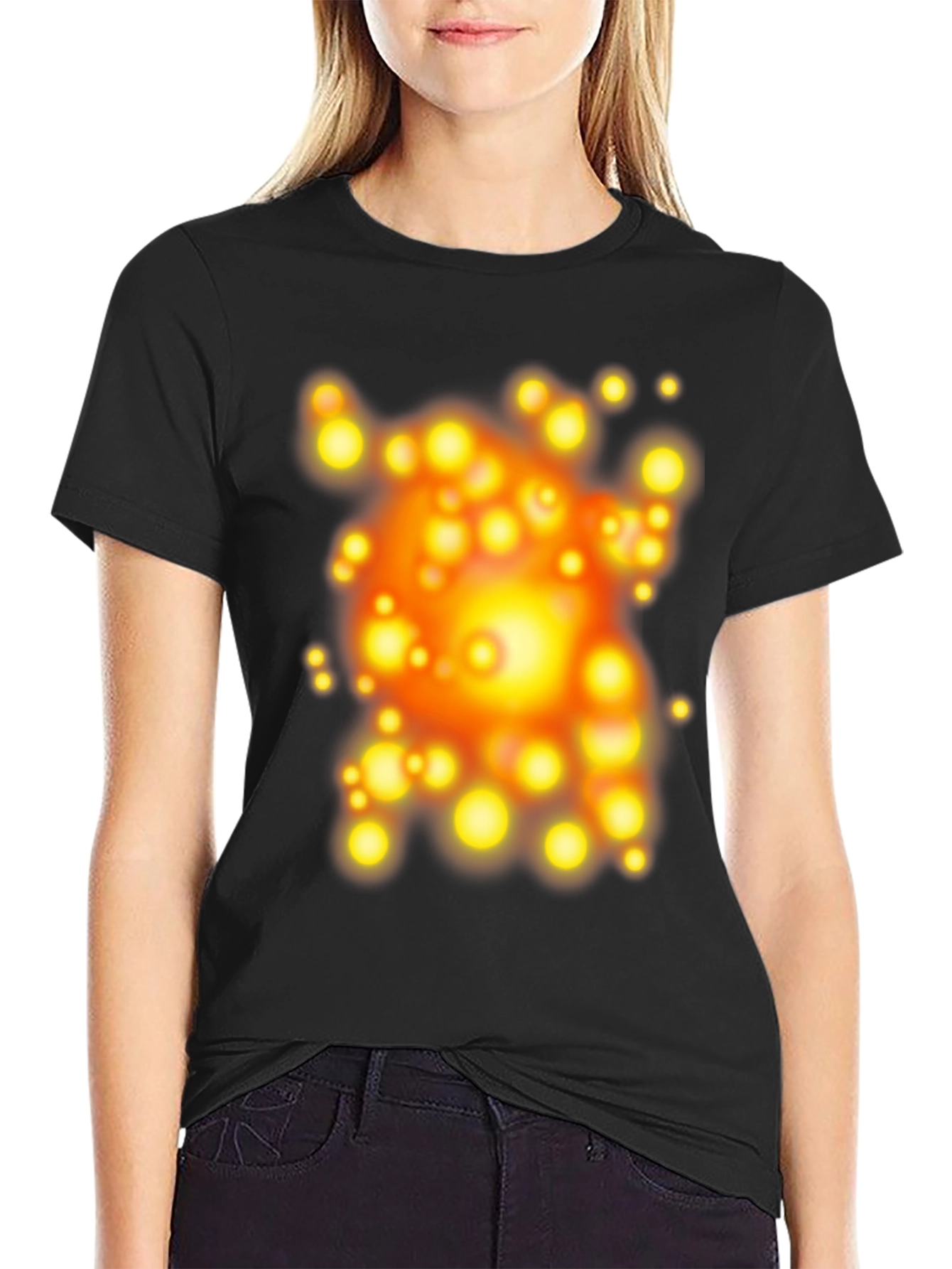 Abstract Orb Black T-Shirt