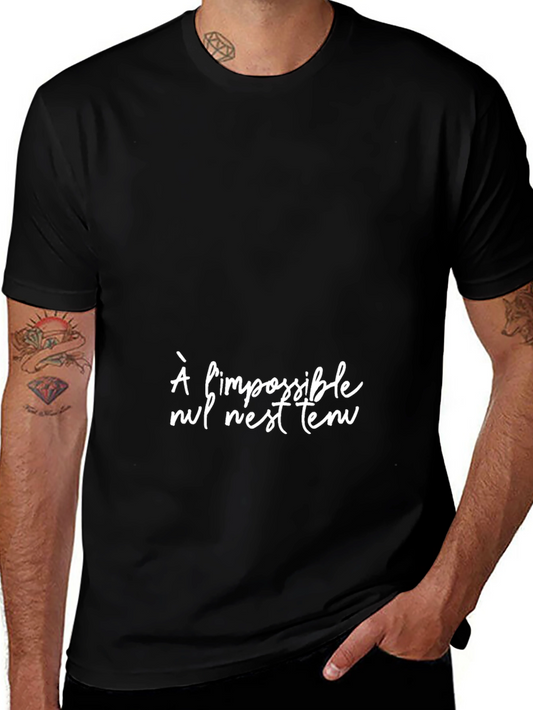 À limpossible nul nest tenu Graphic Tee