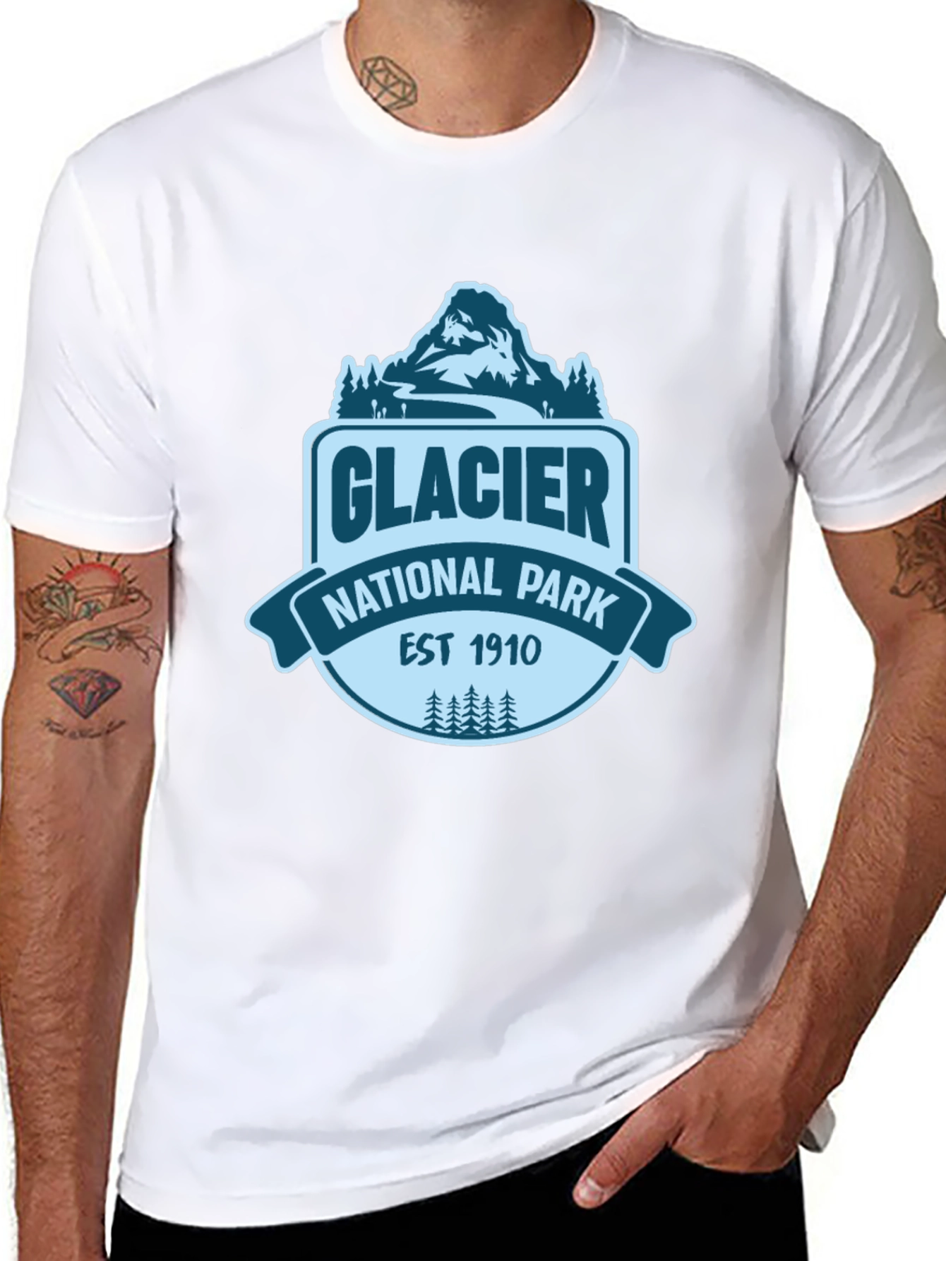 Glacier National Park Est 1910 T-Shirt