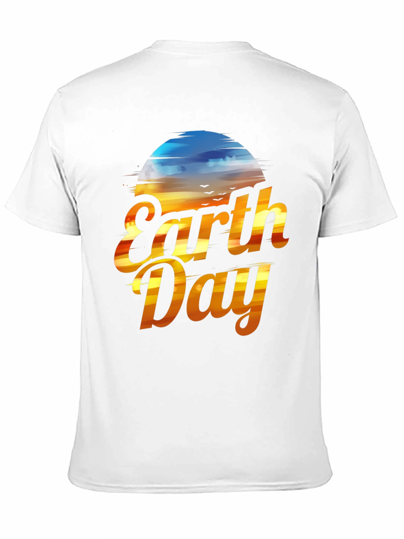 Earth Day T-Shirt - Sunset Design