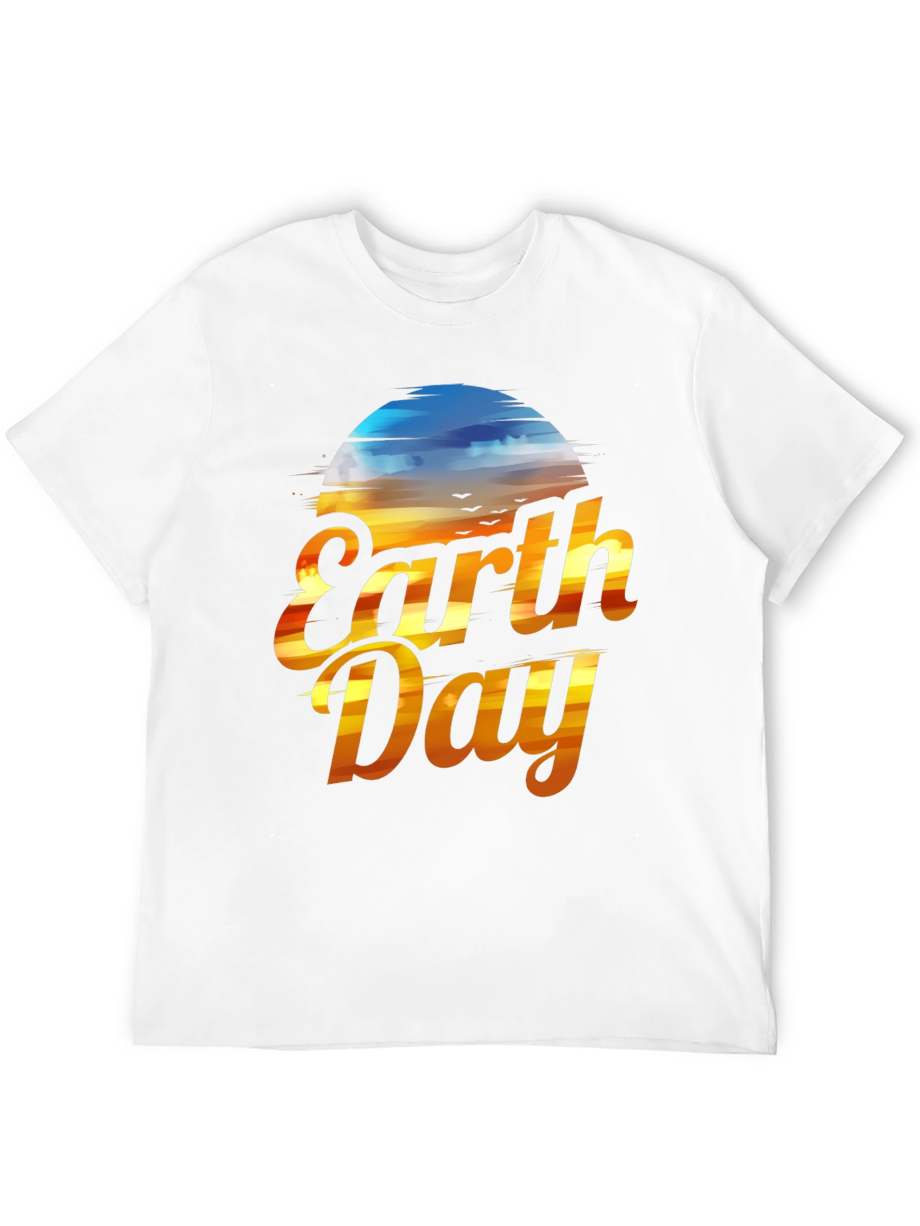 Earth Day T-Shirt - Sunset Design