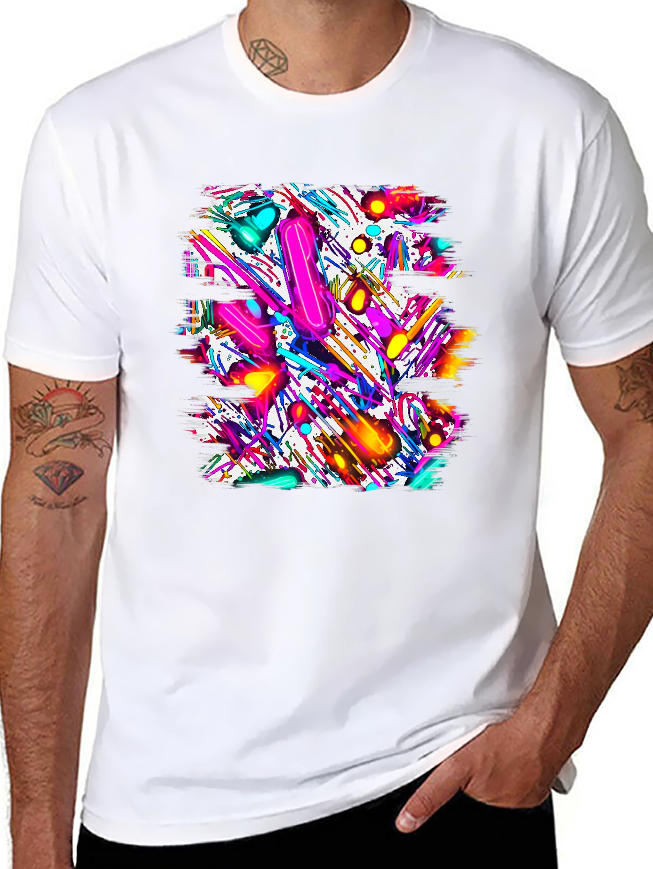 Abstract Art T-Shirt - Bold Graphic Tee