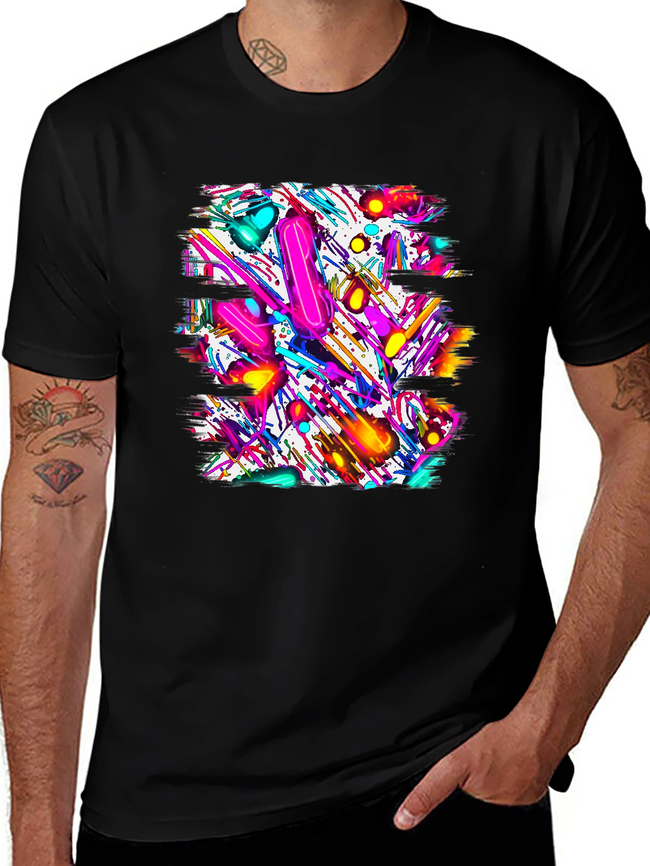 Abstract Art T-Shirt - Bold Graphic Tee