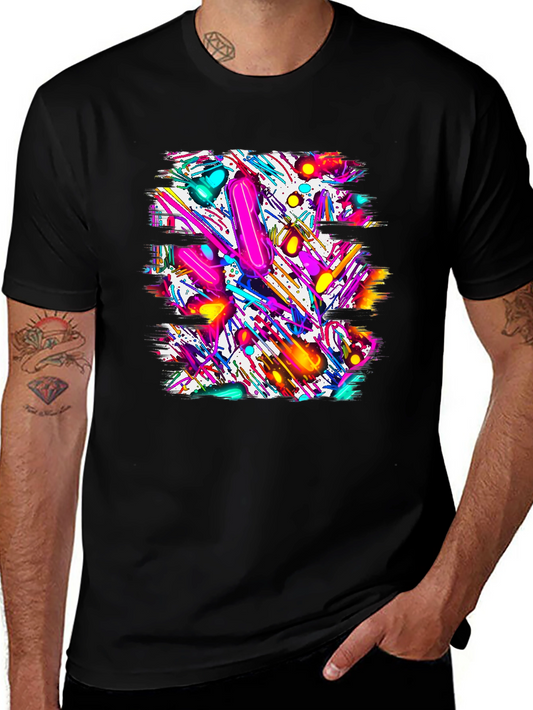 Abstract Art T-Shirt - Bold Graphic Tee