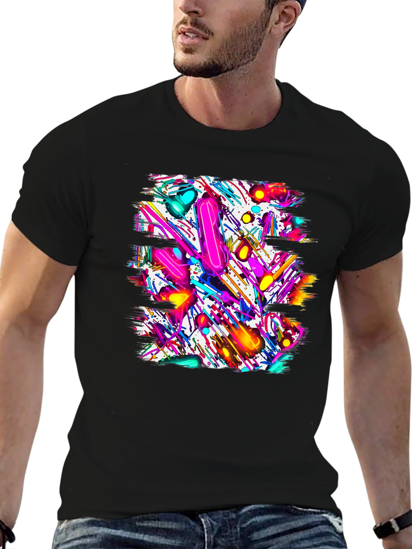 Abstract Art T-Shirt - Bold Graphic Tee
