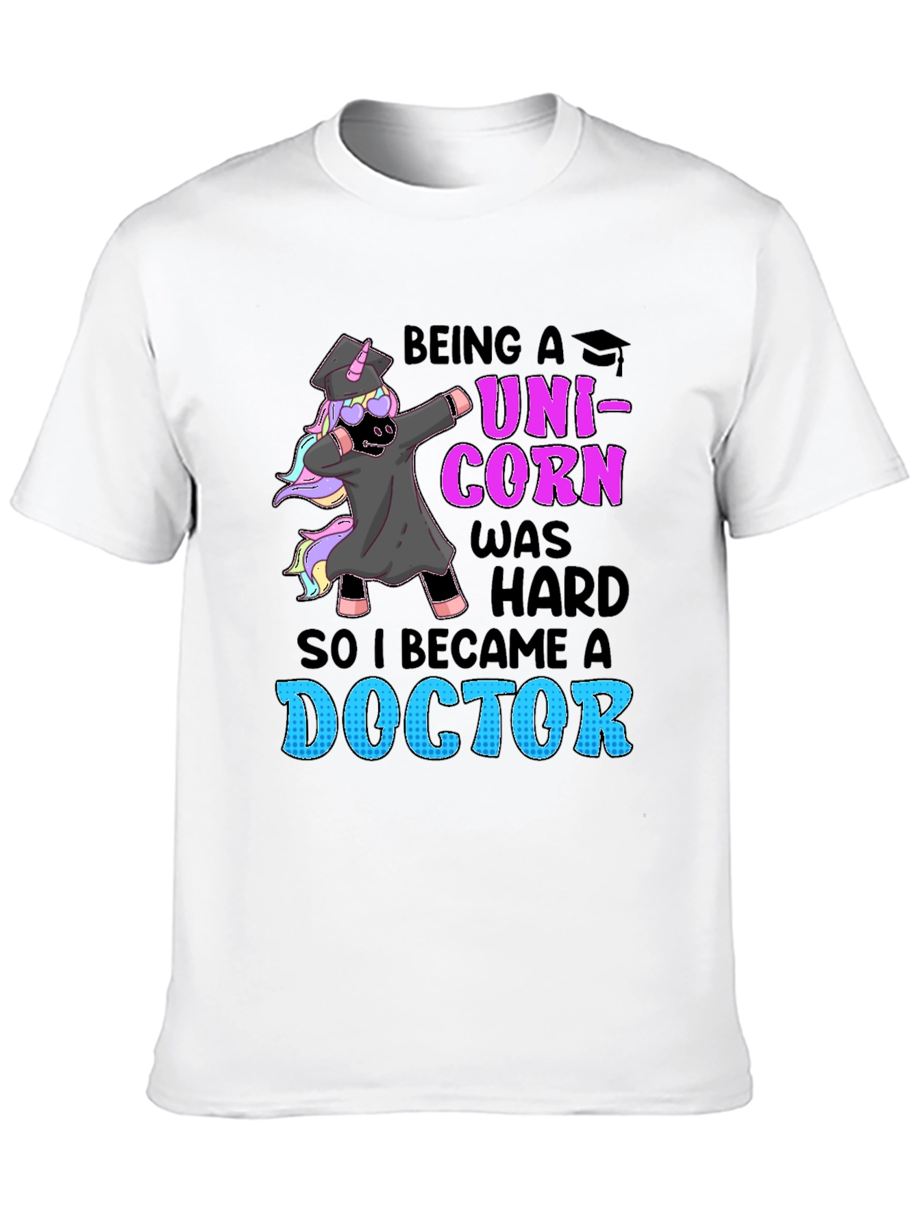 Unicorn Doctor Graduation T-Shirt
