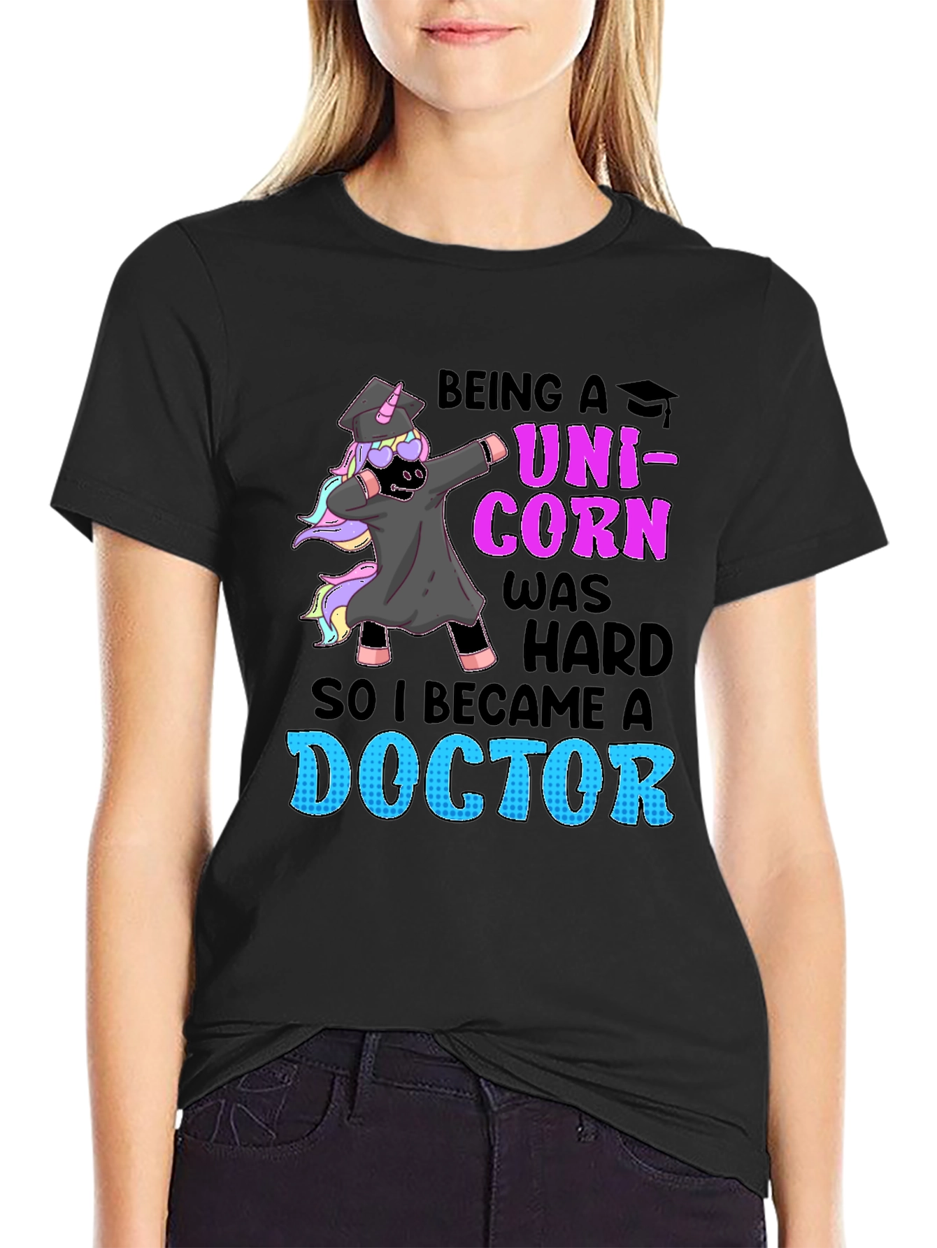 Unicorn Doctor Graduation T-Shirt